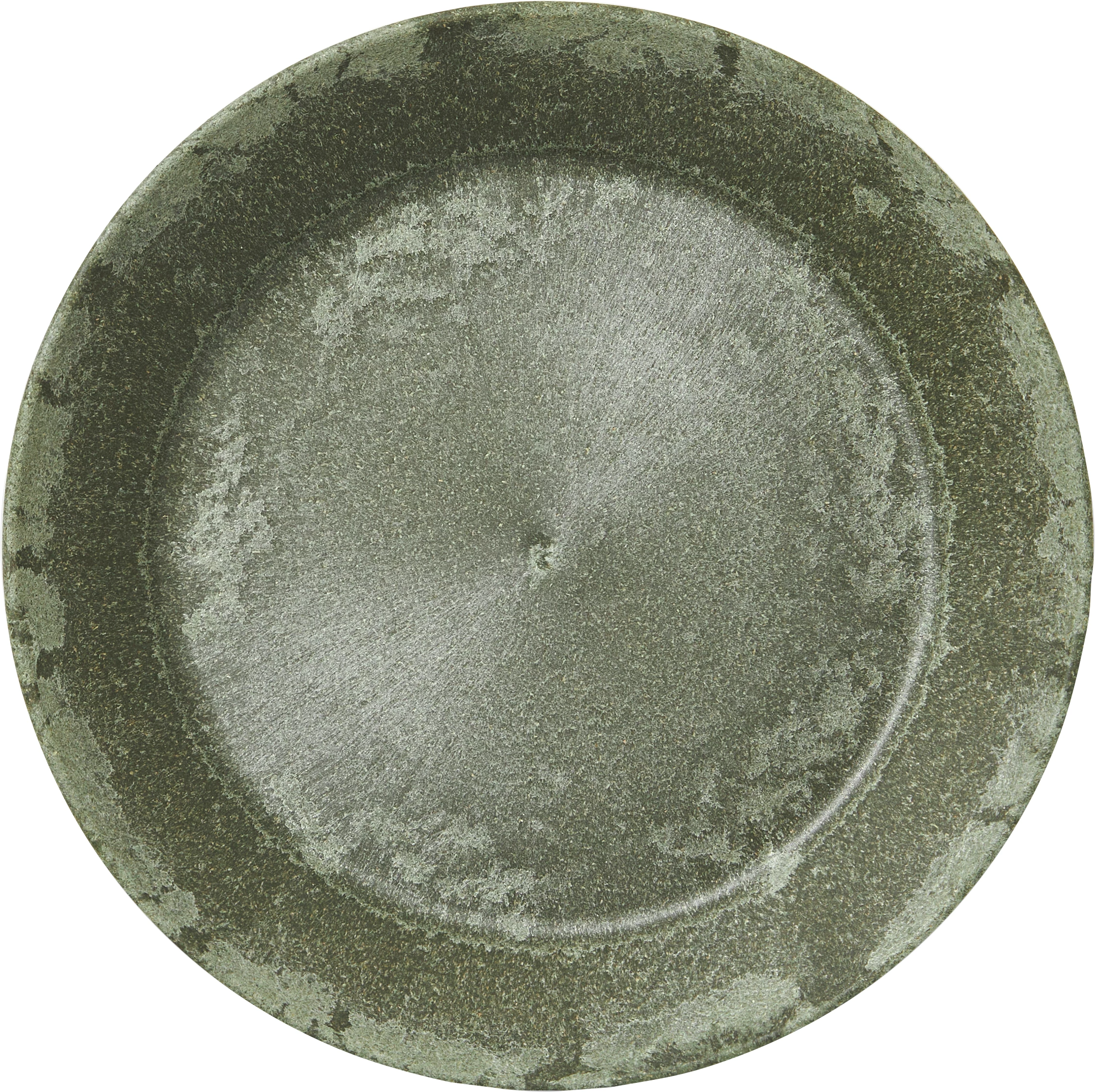 Luups tallerken uden fane, grøn, ø18 cm