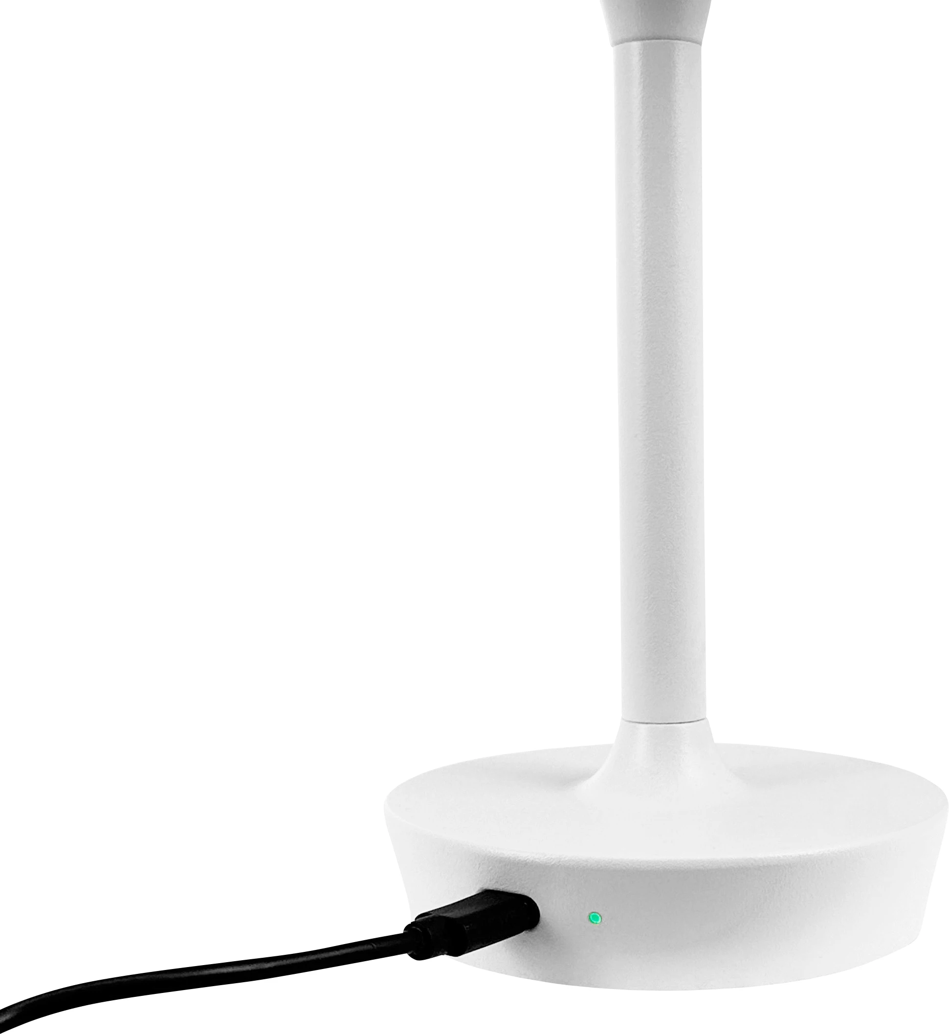 Dyberg Larsen Flow bordlampe med 3-trins lysstyrke, hvid