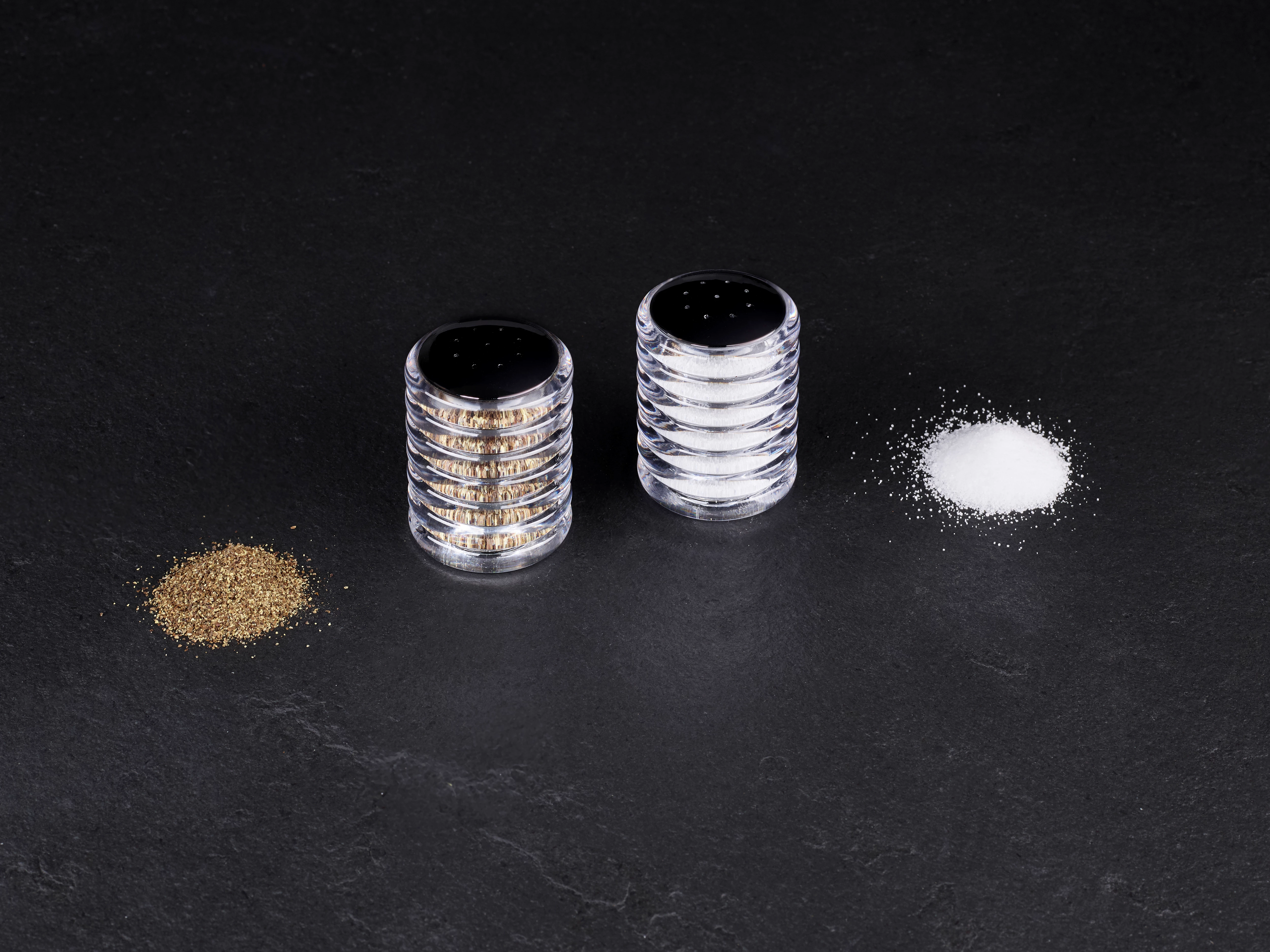 Cole&Mason salt-/pebersæt, akryl, H7 cm