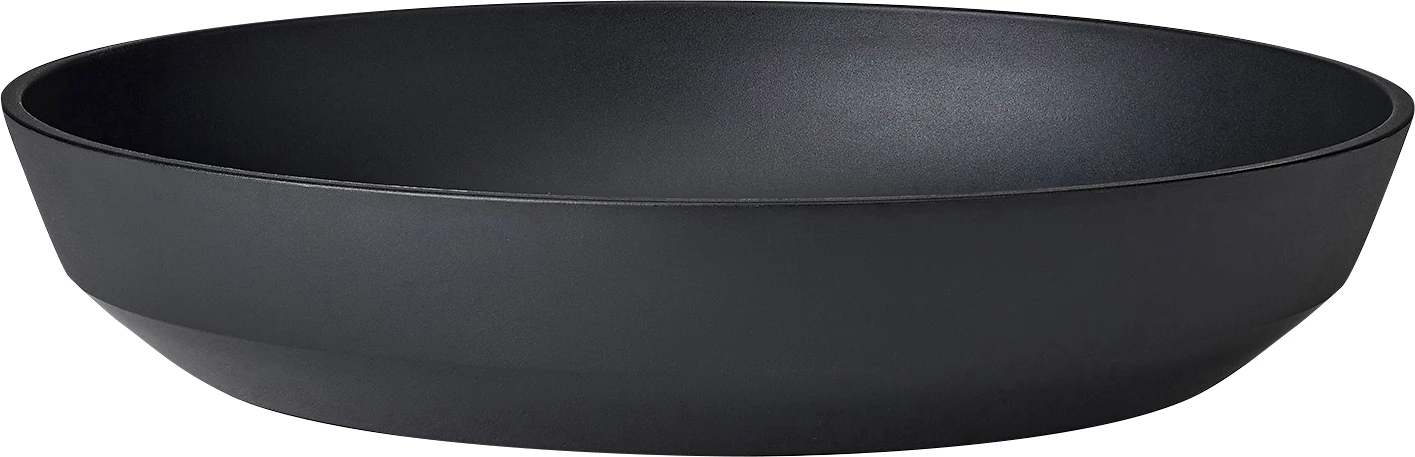 Rosti Mepal Silueta dyb tallerken uden fane, sort, 40 cl, ø21 cm