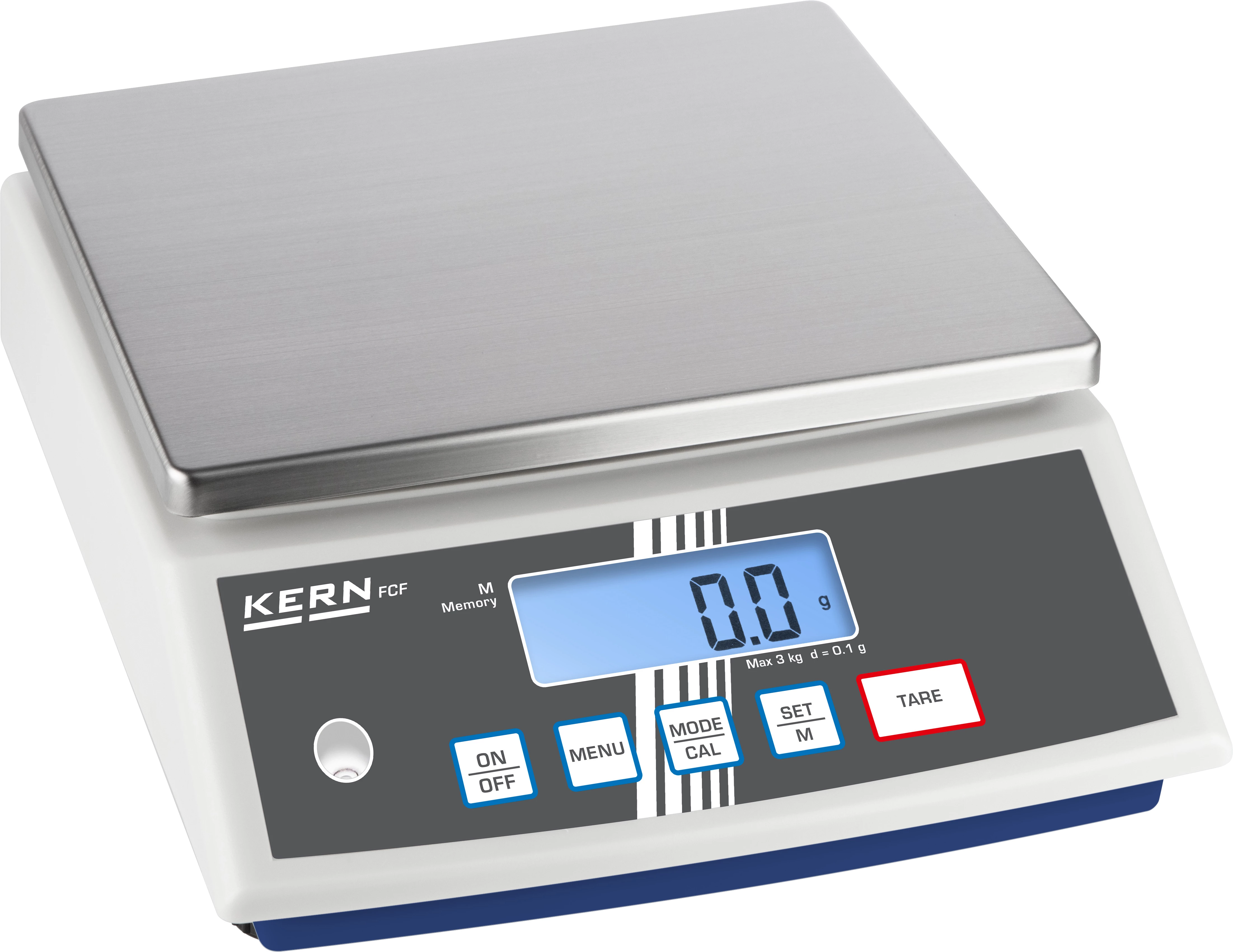 Kern FCF 3K elektronisk vægt, 3kg/0,1g