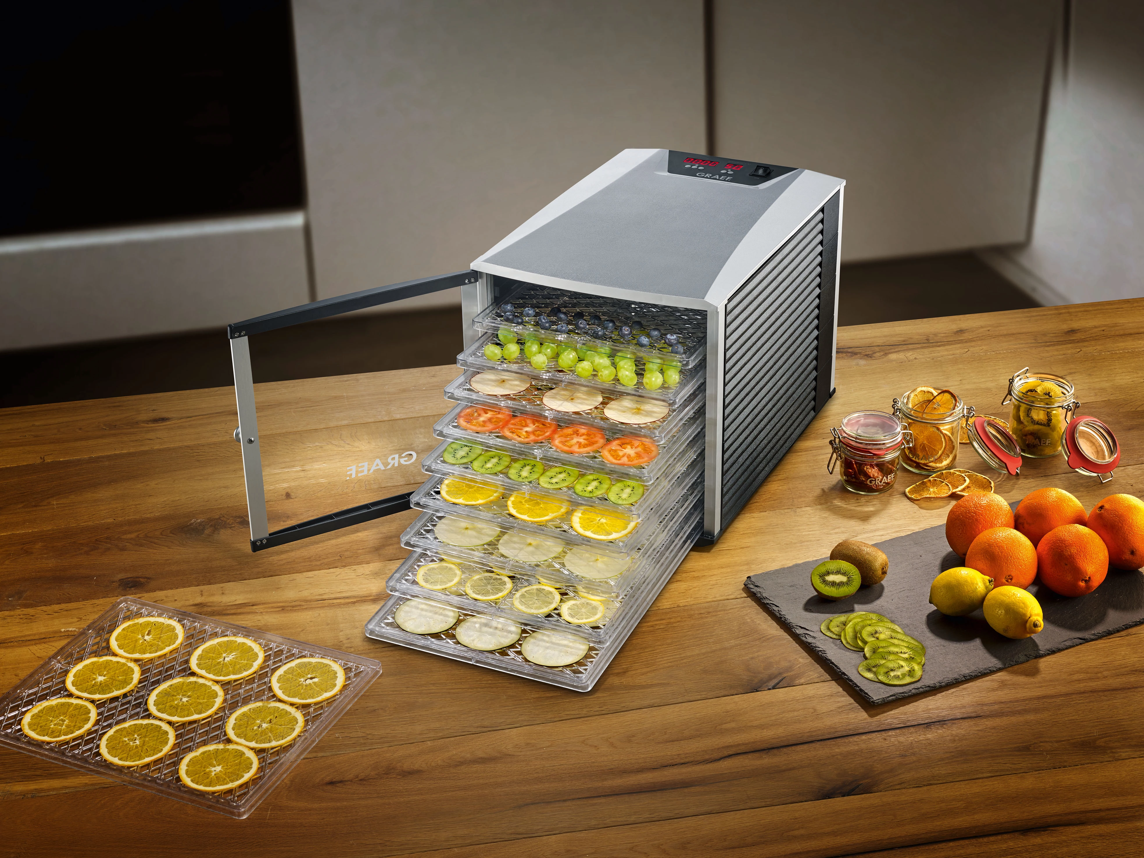 Graef dehydrator, 10 bakker