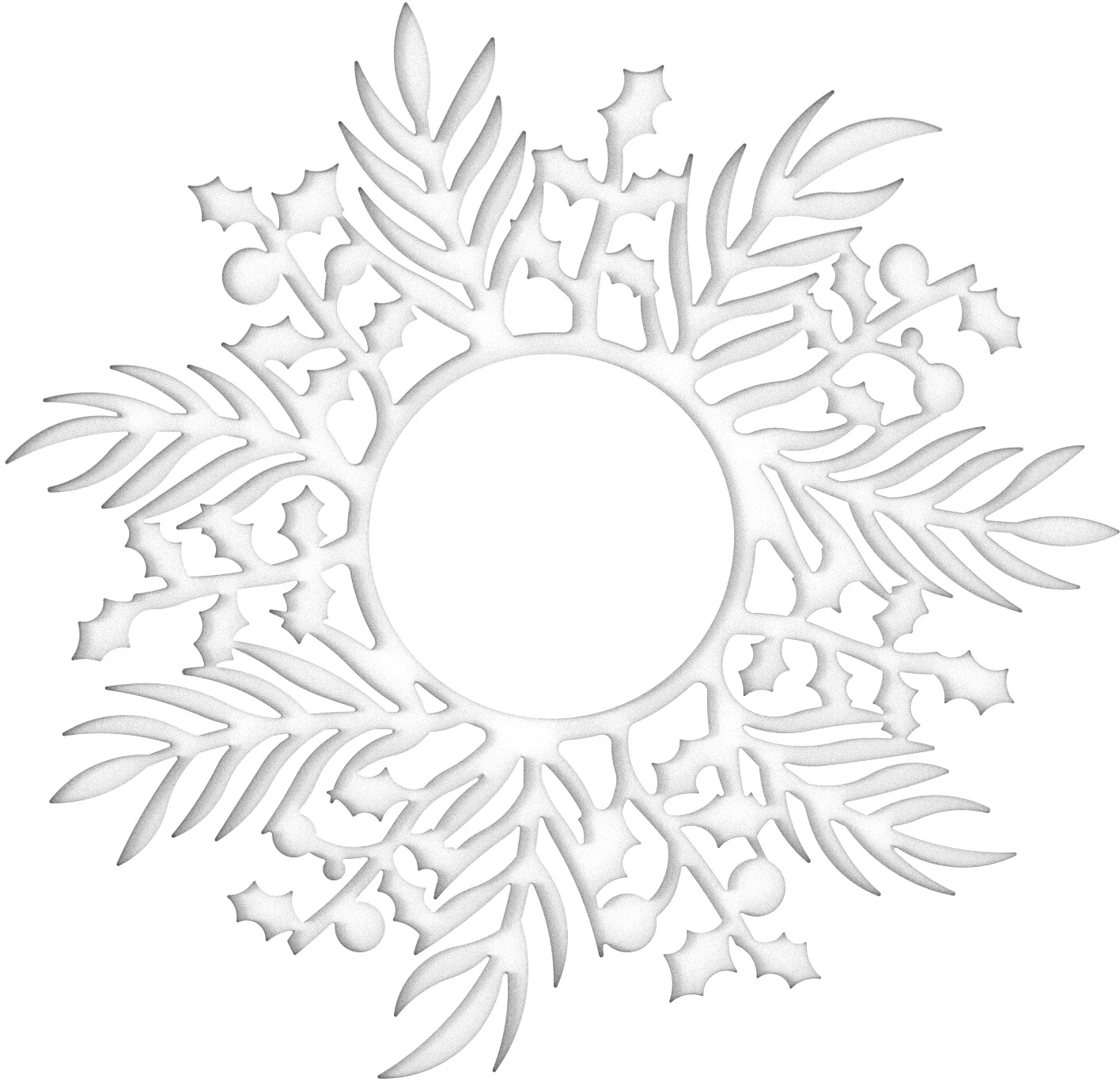 Silikomart silikonemåtte, ghirlanda, ø18 cm