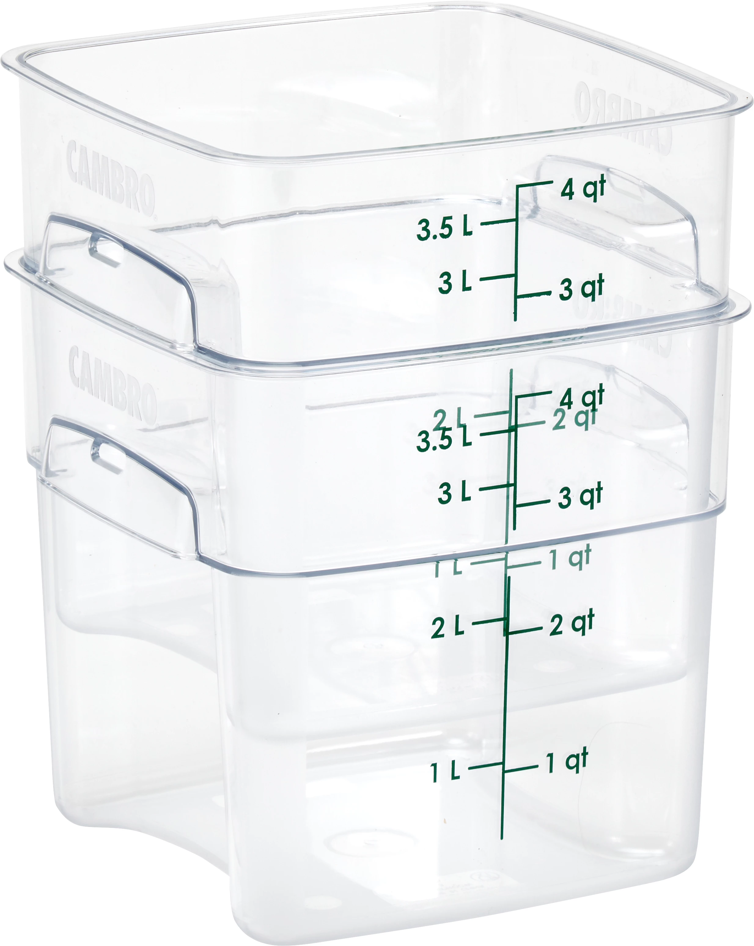 Cambro boks uden låg, 3,8 ltr.