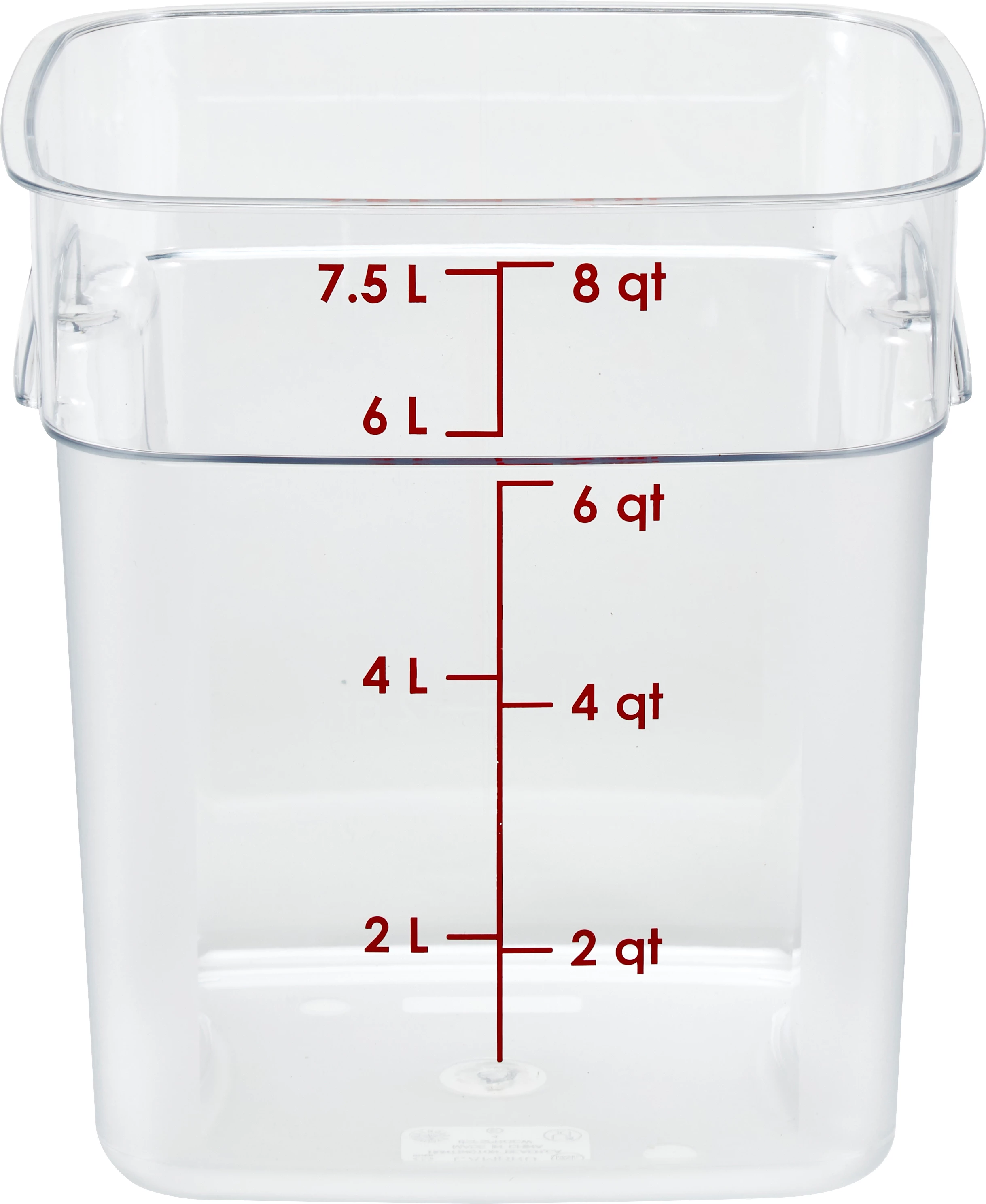 Cambro boks uden låg, 7,6 ltr.