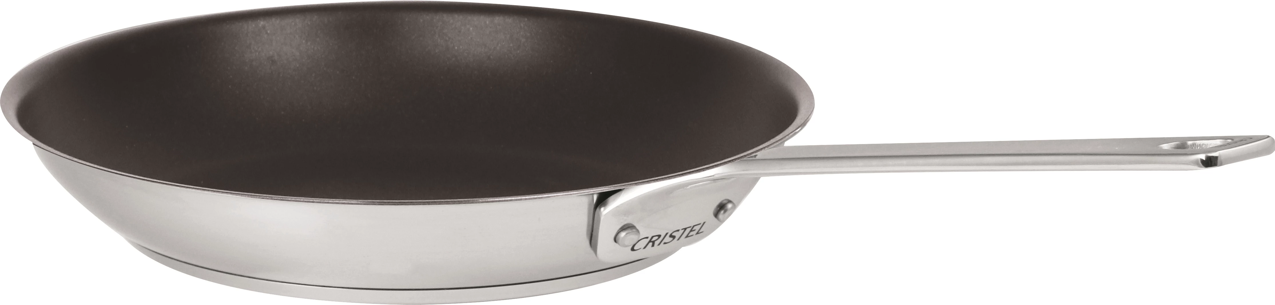 Cristel 1826 stegepande, rustfrit stål/non-stick, ø24 cm