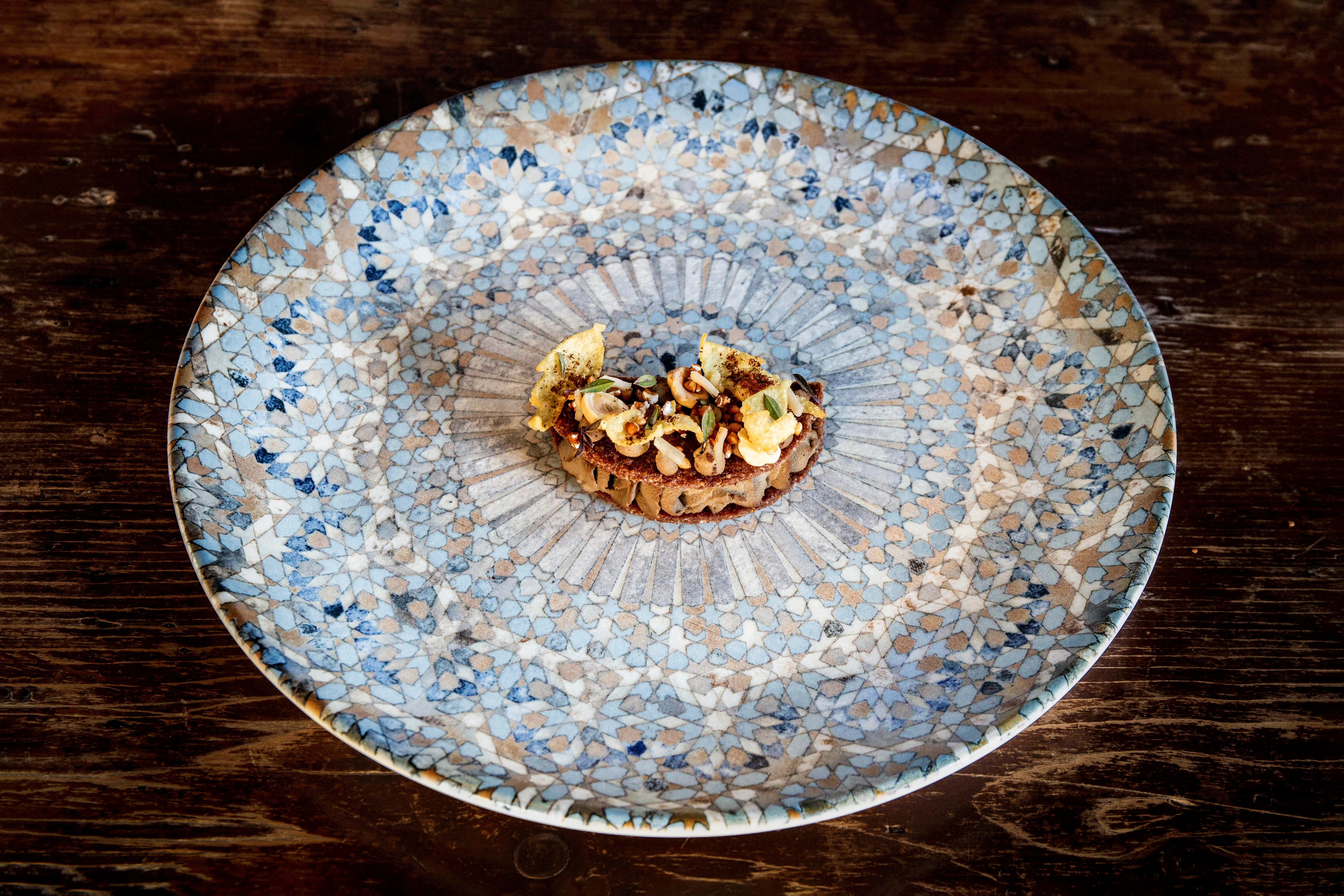 Bonna Luca Mosaic flad tallerken, ø21 cm