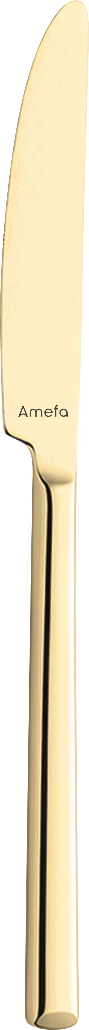 Amefa Metropole bordkniv, guld, 22,5 cm
