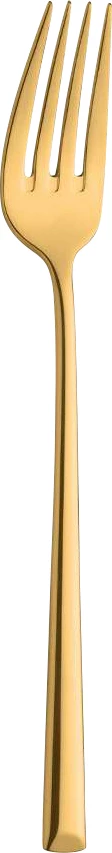 Amefa Metropole spisegaffel, guld, 20,7 cm