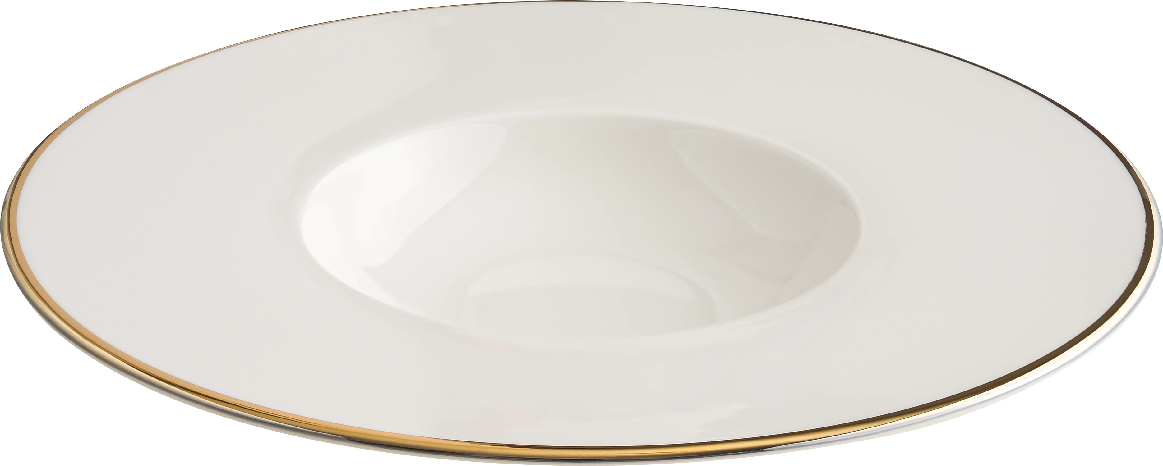 Bonna Gold Line dyb gourmettallerken med guldkant, ø30 cm