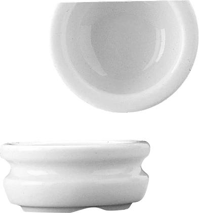 Pillivuyt smørskål, portion, ø6,5 cm