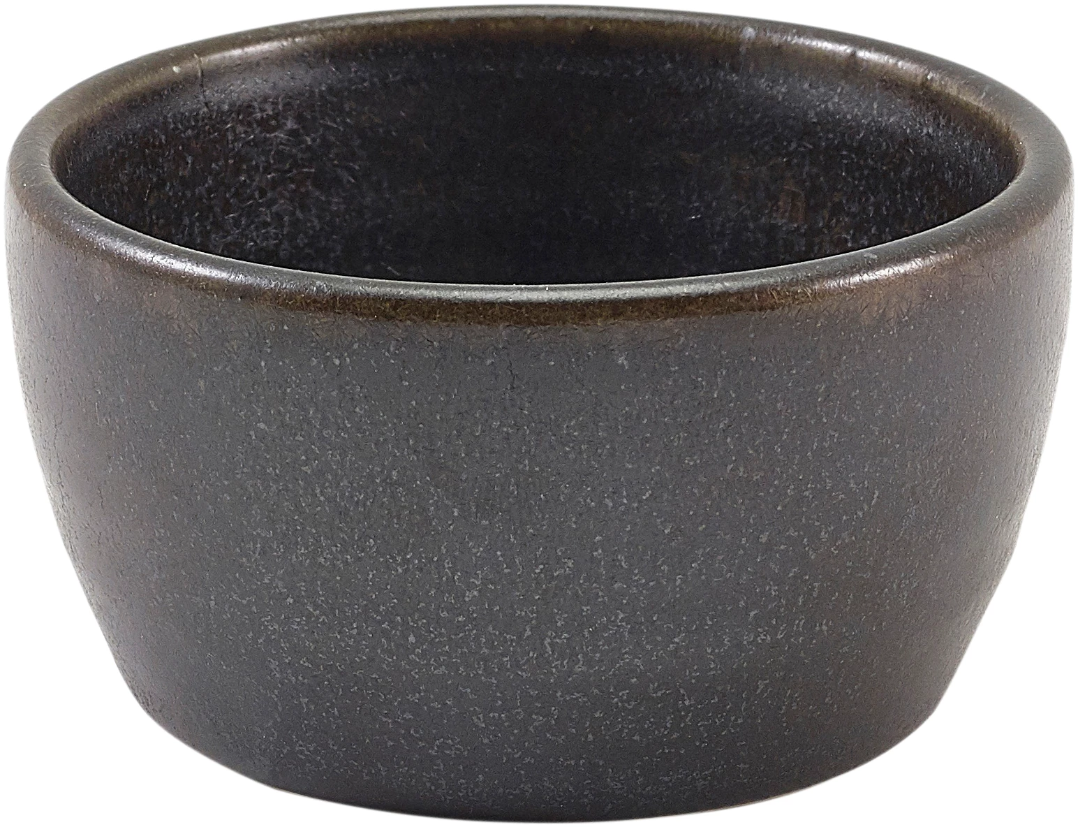 Neville Terra skål, sort/brun, 7 cl, ø6,5 cm