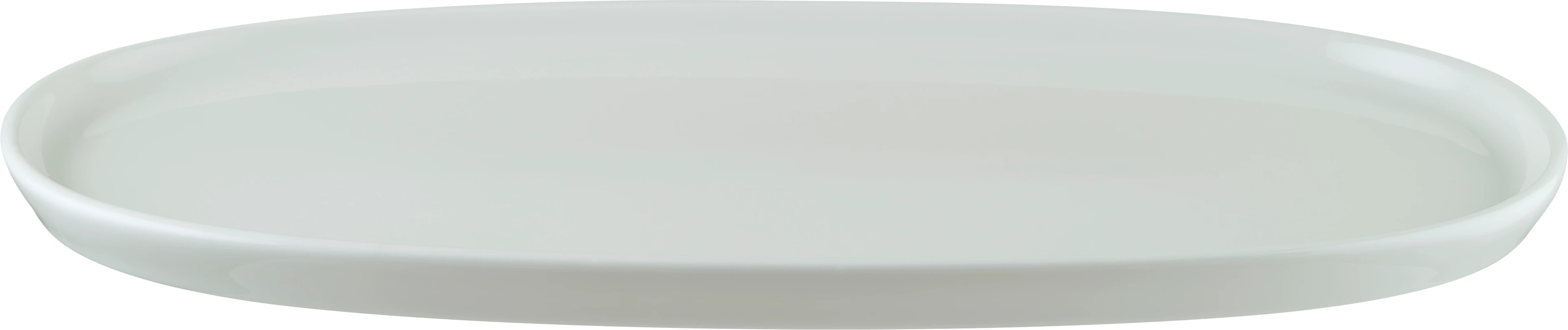 Bonna Hygge oval tallerken/fad, råhvid, 25 x 13 cm