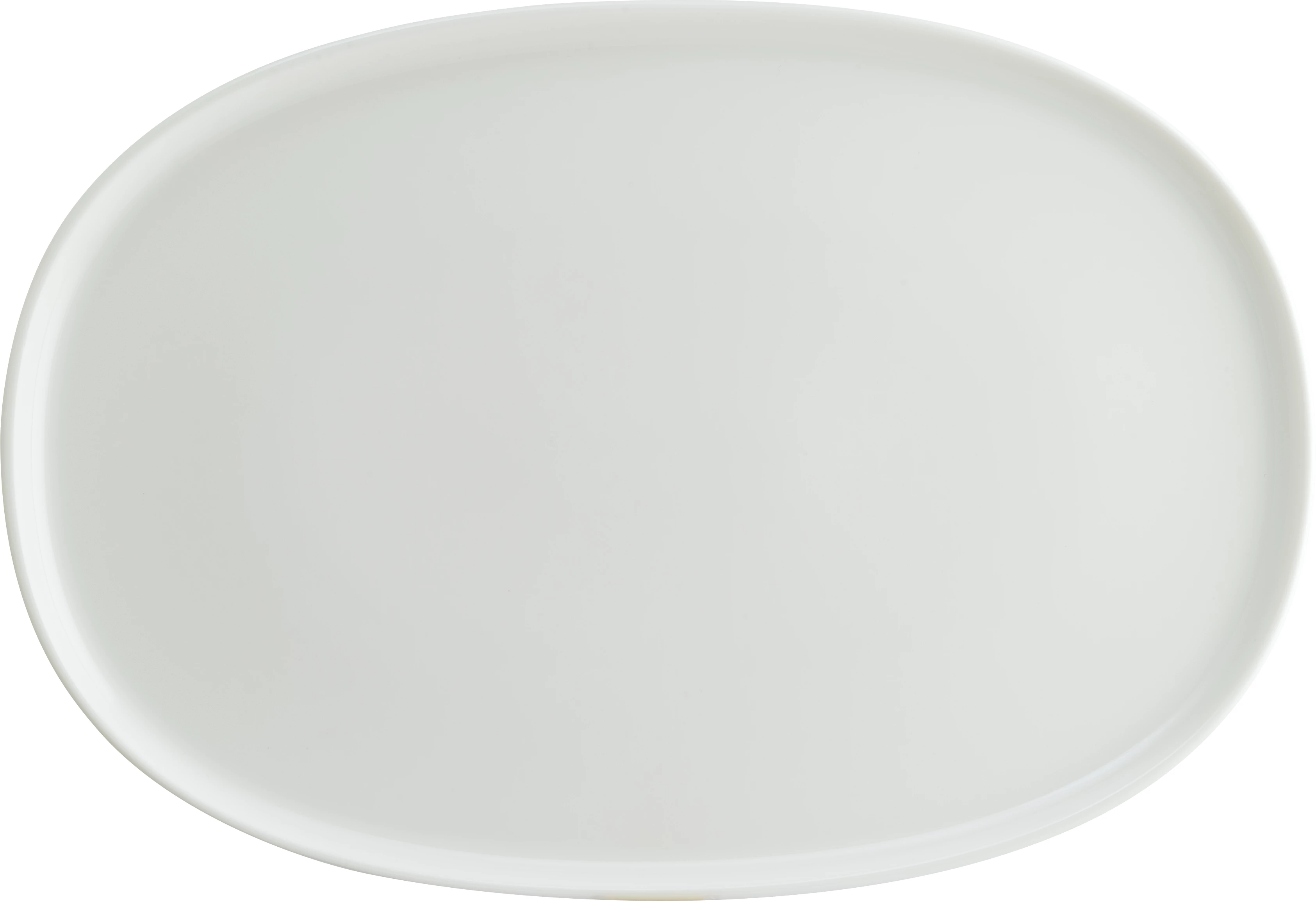 Bonna Hygge oval tallerken/fad, råhvid, 34 x 23 cm
