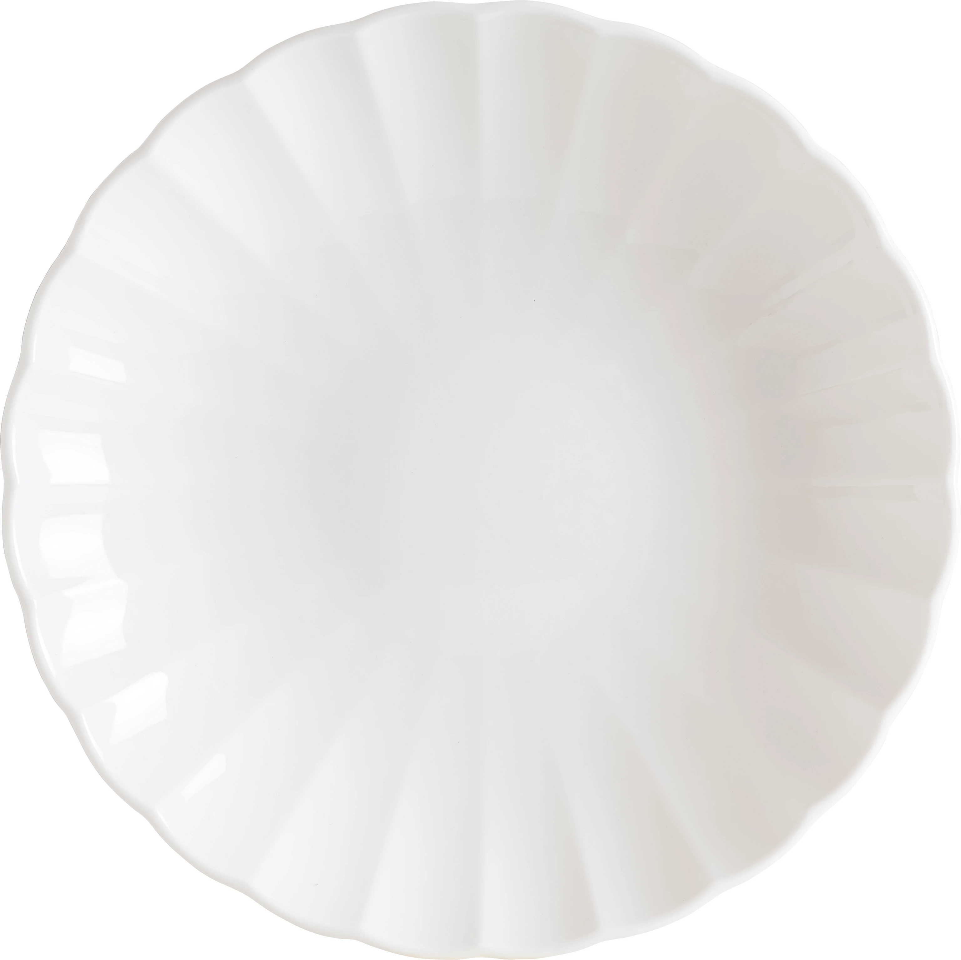 Bonna East dyb tallerken, råhvid, 300 cl, ø25 cm