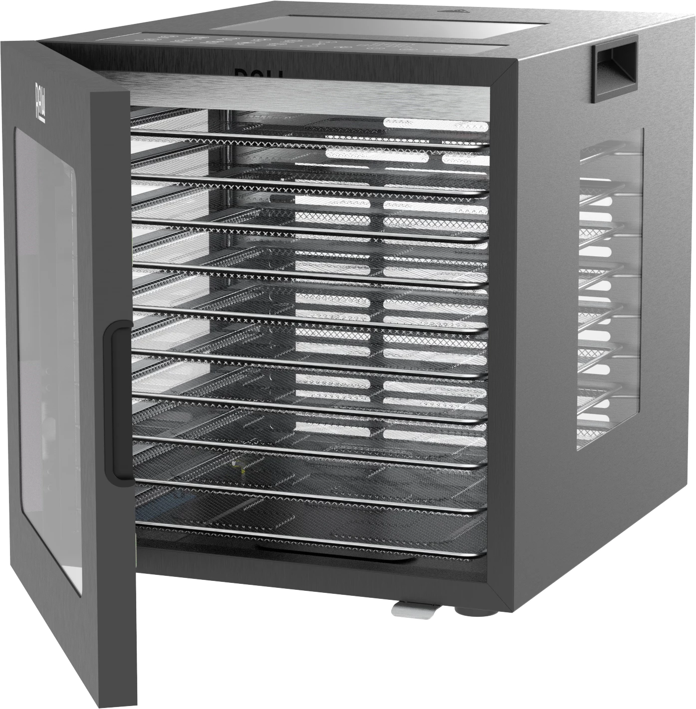 RAW dehydrator med 10 bakker