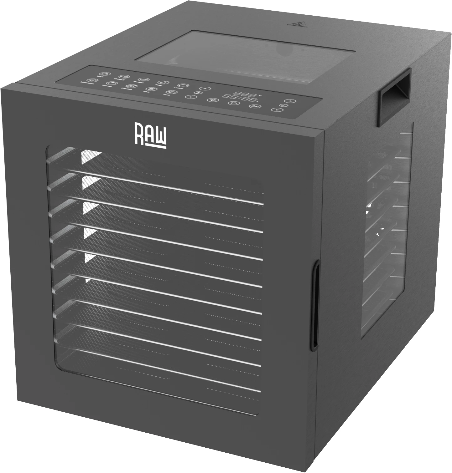 RAW dehydrator med 10 bakker