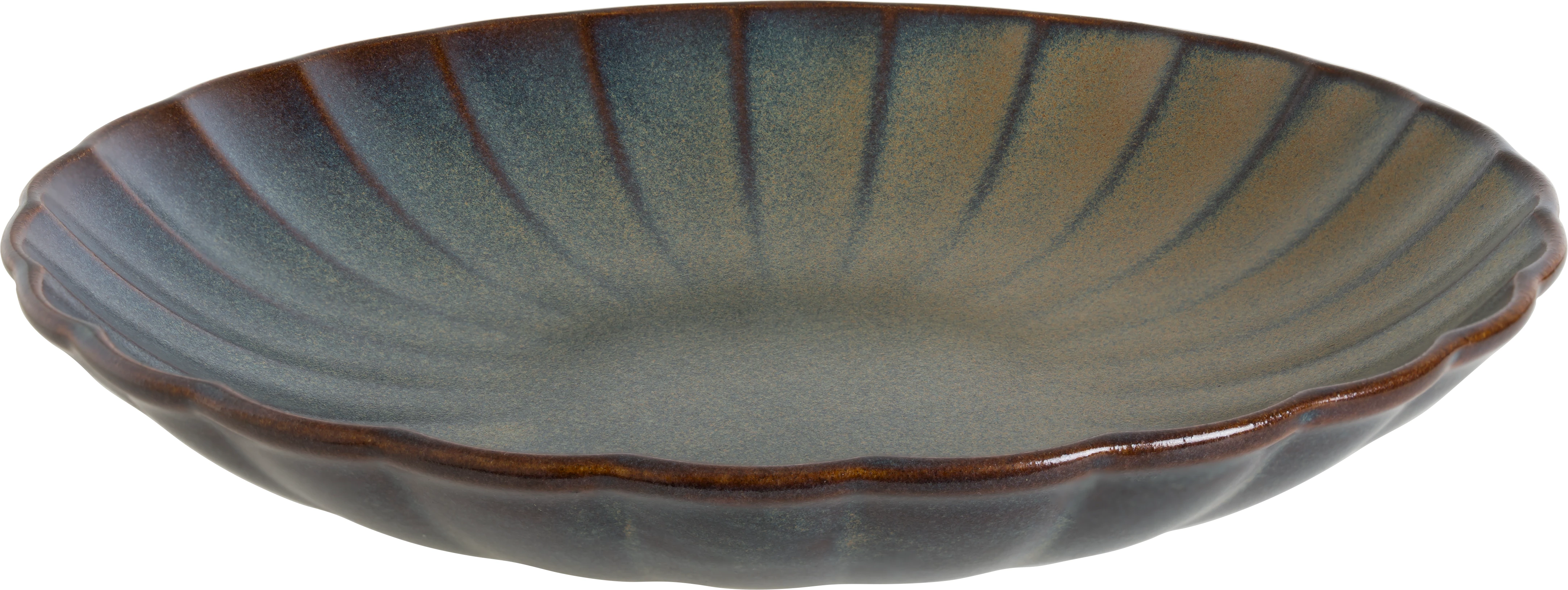 Bonna East dyb tallerken, blå, 300 cl, ø25 cm
