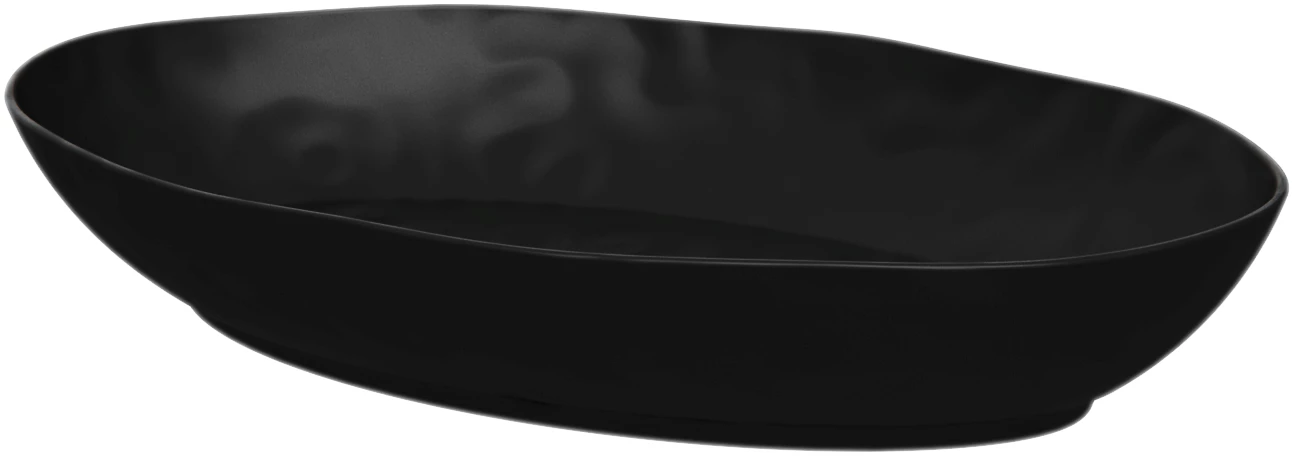 Dalebrook Pigment ovalt fad, sort, 340 cl, 42 x 28 cm