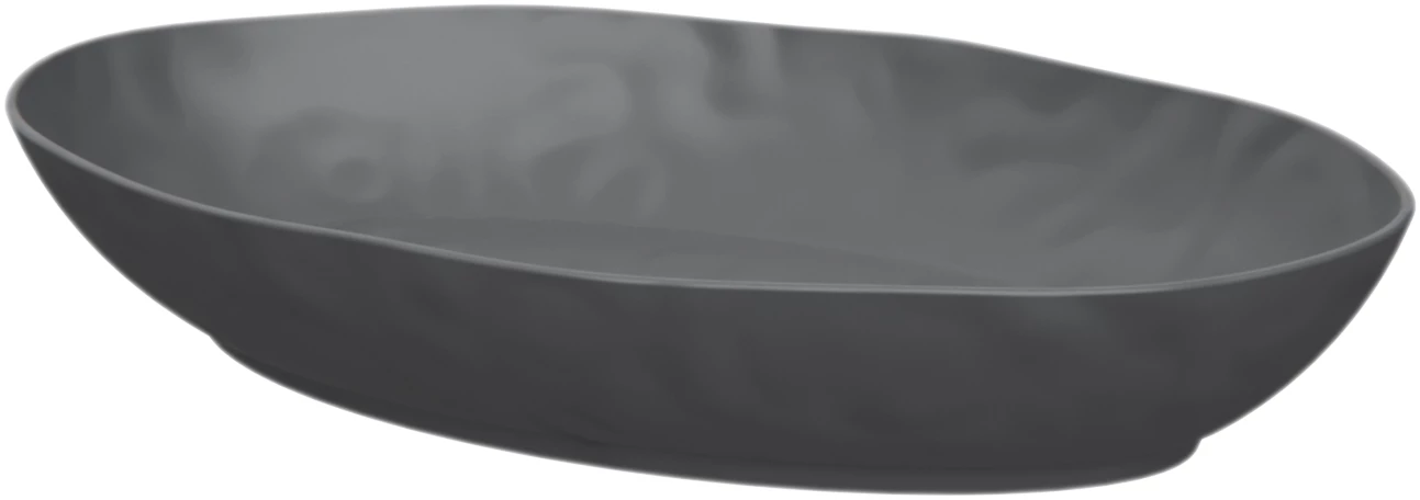 Dalebrook Pigment ovalt fad, grå, 340 cl, 42 x 28 cm