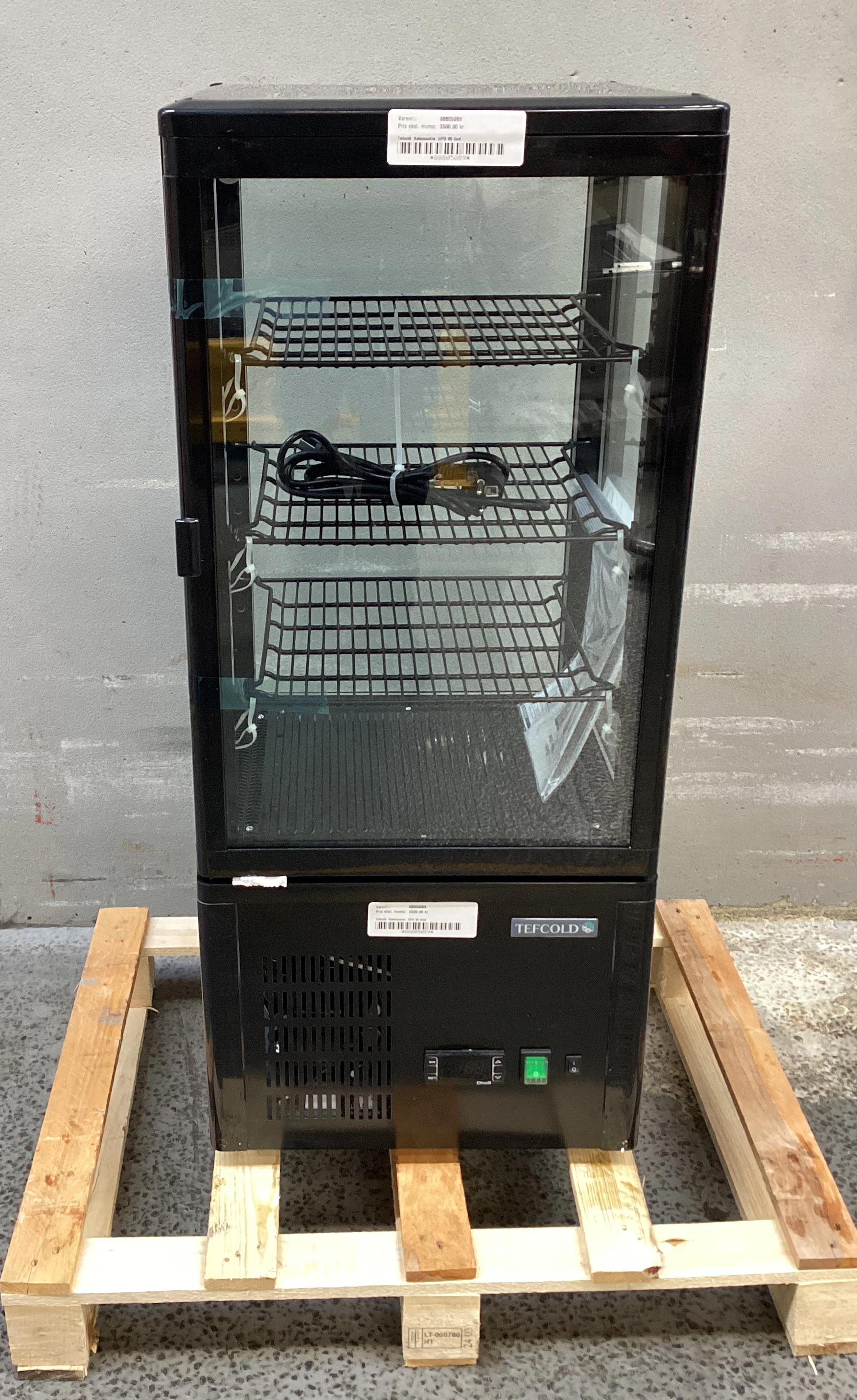 Tefcold Tefcold  Kølemontre  UPD 80 Sort