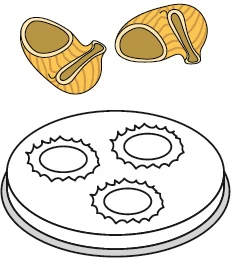 Fimar lumaconi-pastaplade til MPF2.5CN pastamaskine