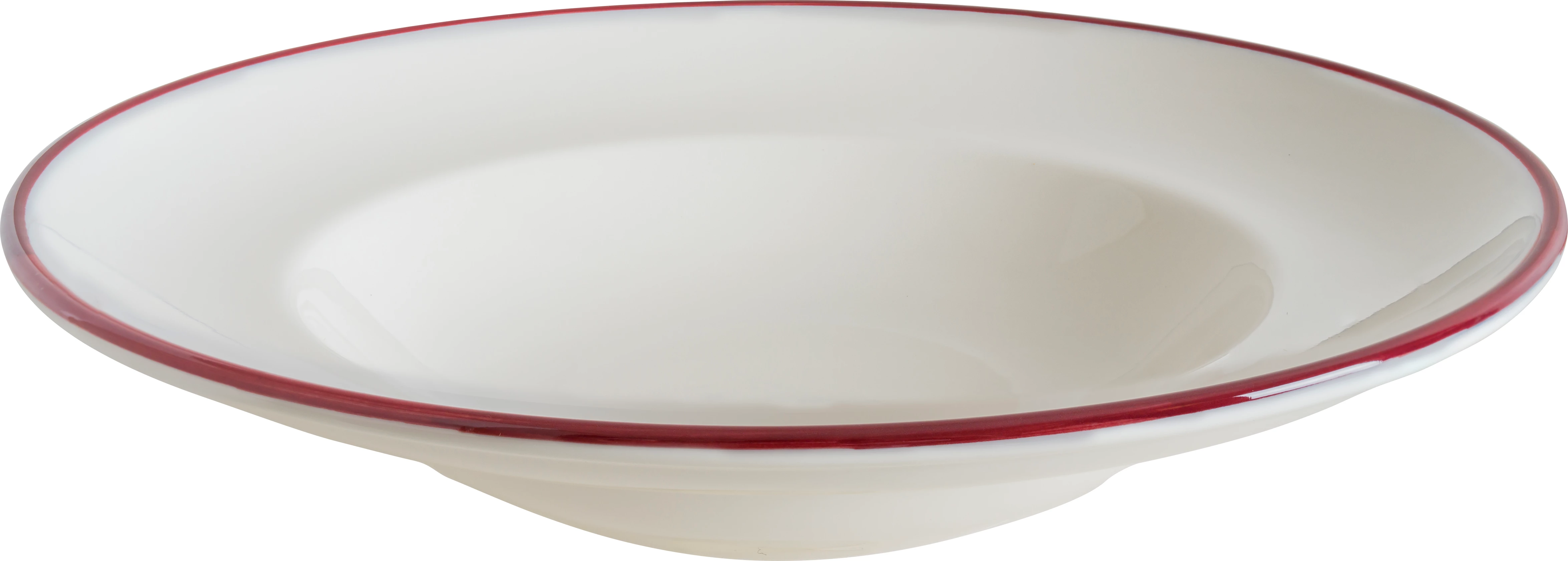 Bonna Linea dyb tallerken, rød, 400 cl, ø27 cm