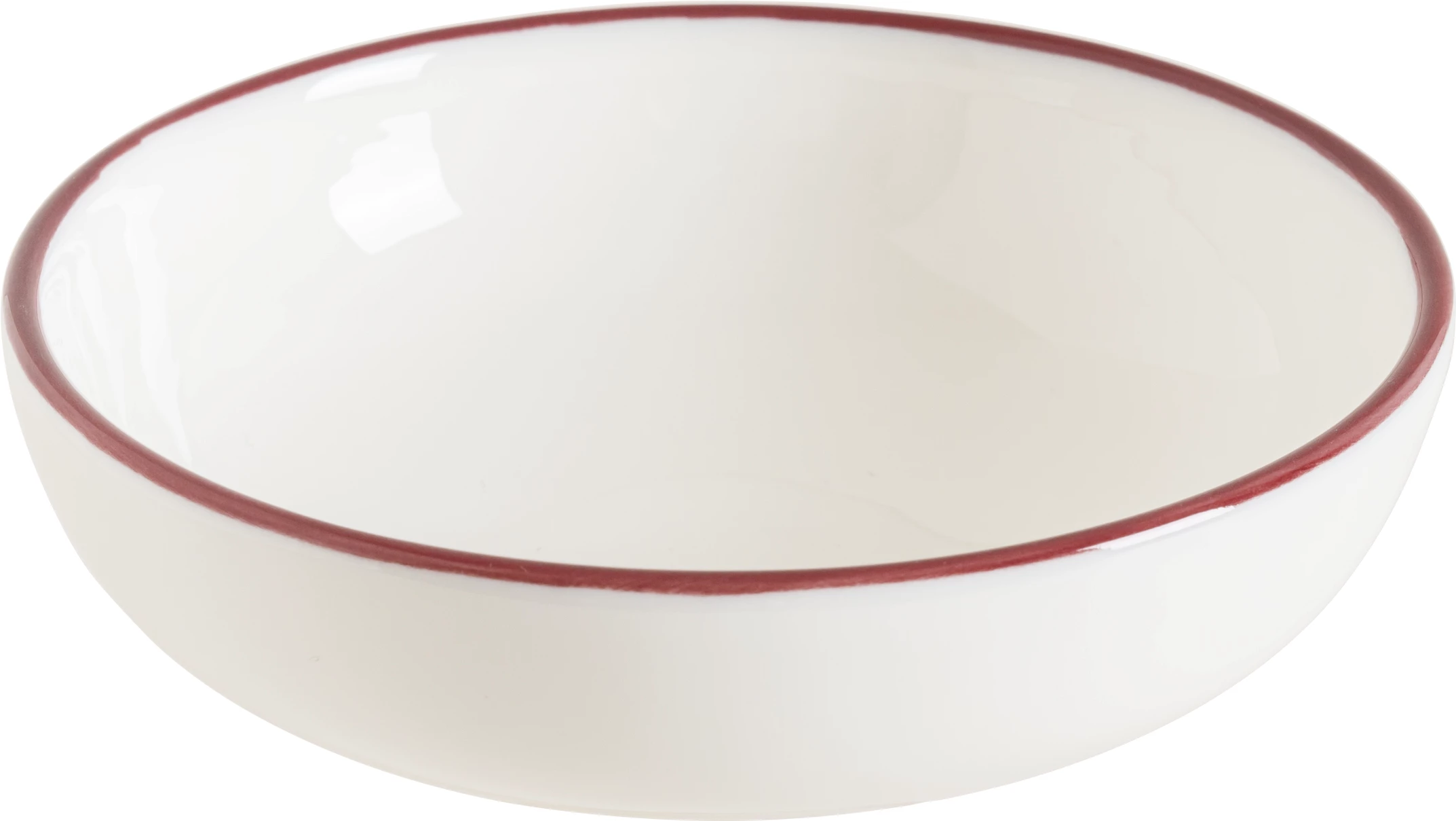 Bonna Linea skål, rød, 9 cl, ø10 cm