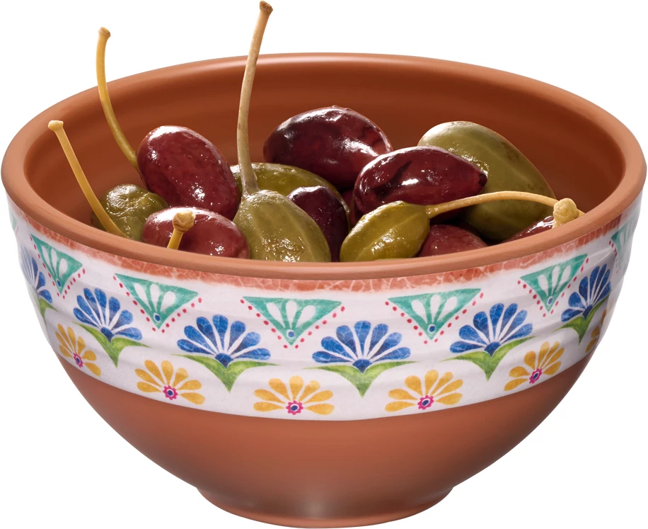 APS Arabesque skål, 'blomstret', 40 cl, ø13 cm