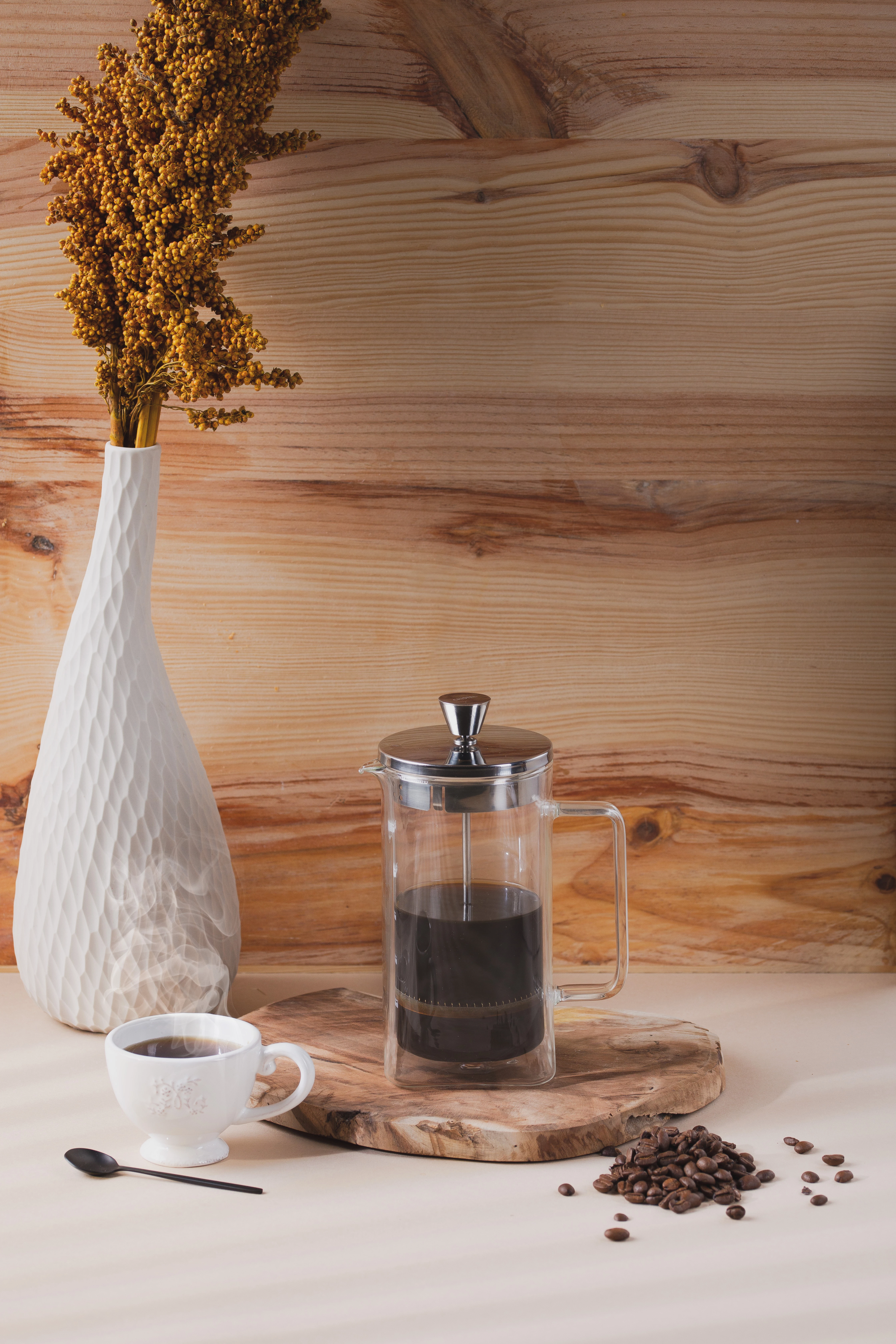 Cristel 8-kops kaffebrygger, glas