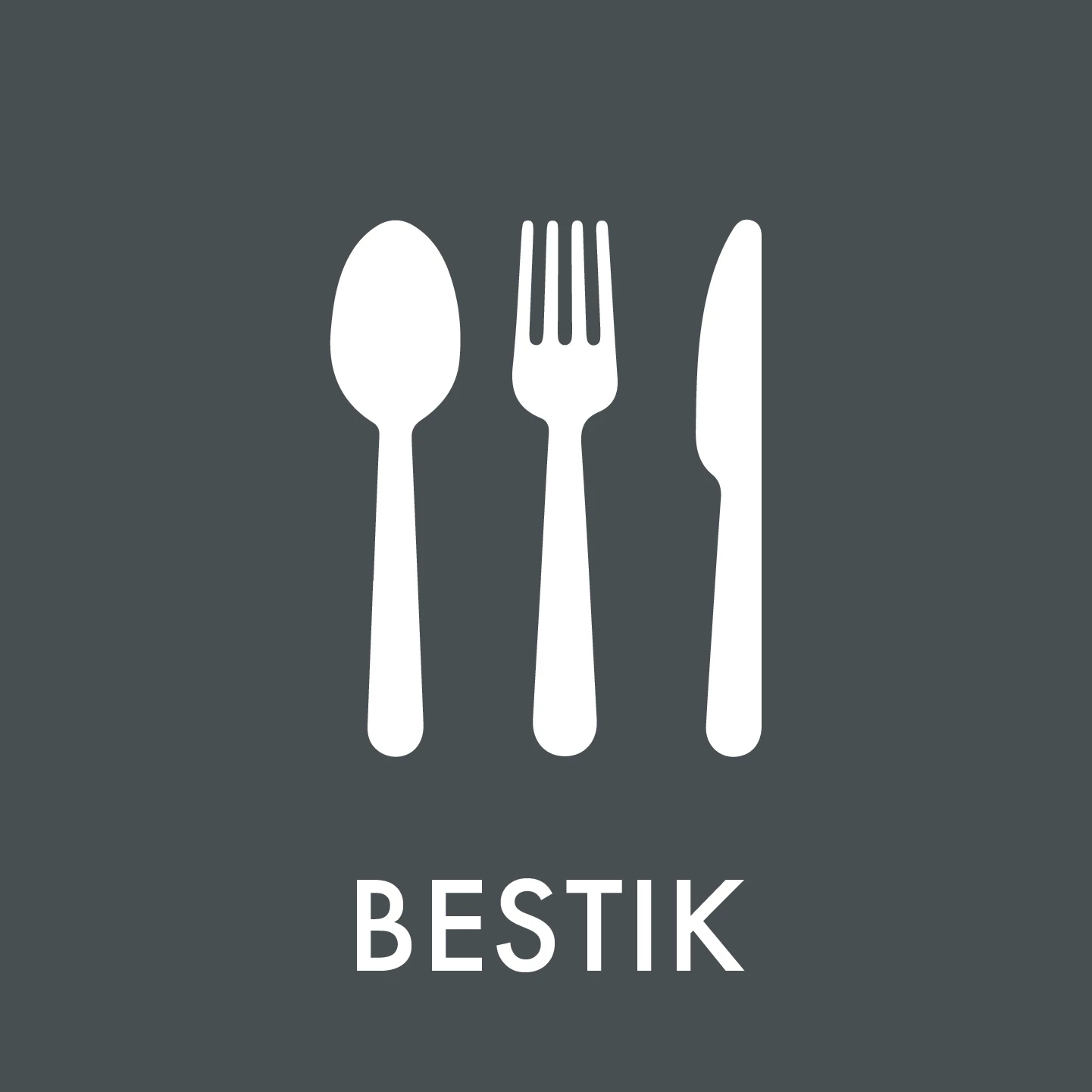 Klistermærke, bestik