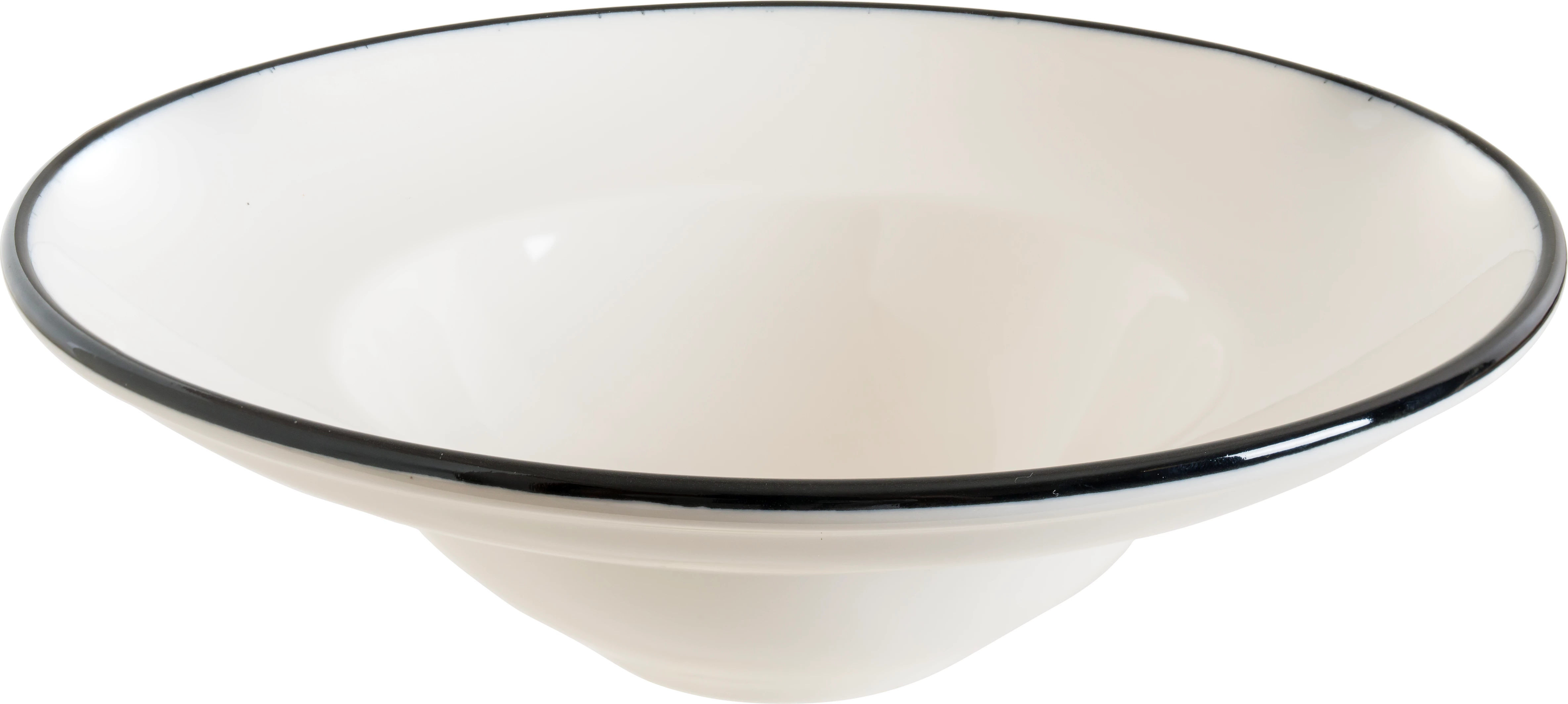 Bonna Linea dyb tallerken, sort, 100 cl, ø23 cm