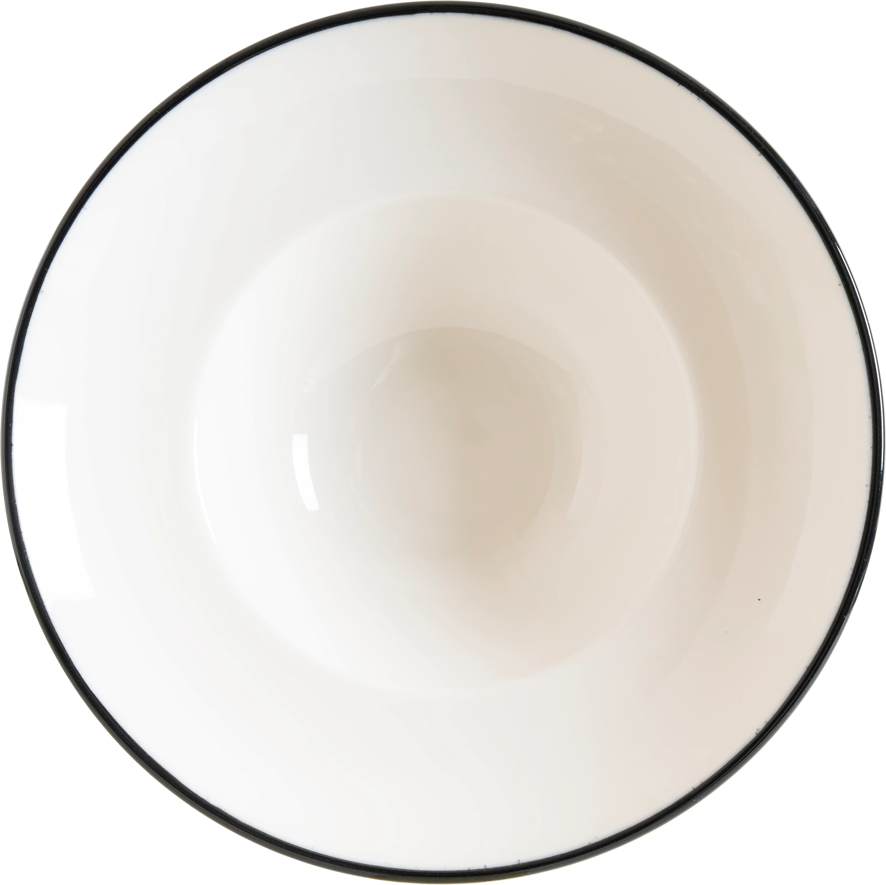 Bonna Linea dyb tallerken, sort, 100 cl, ø23 cm
