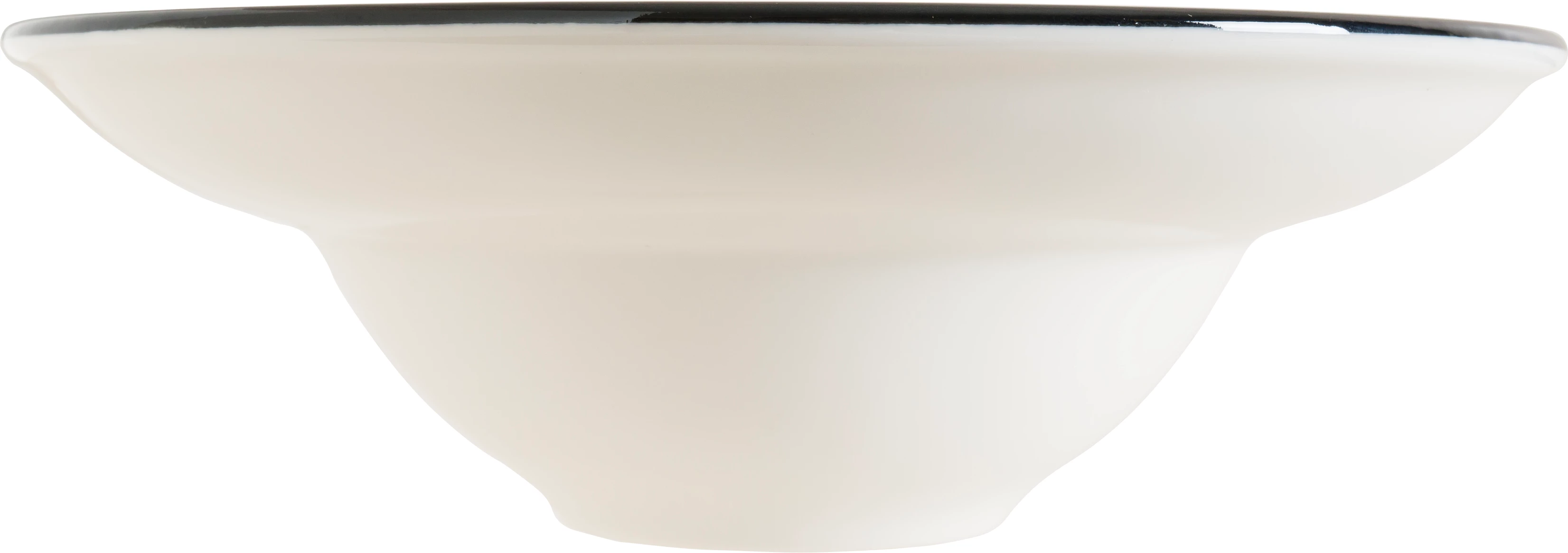 Bonna Linea dyb tallerken, sort, 100 cl, ø23 cm