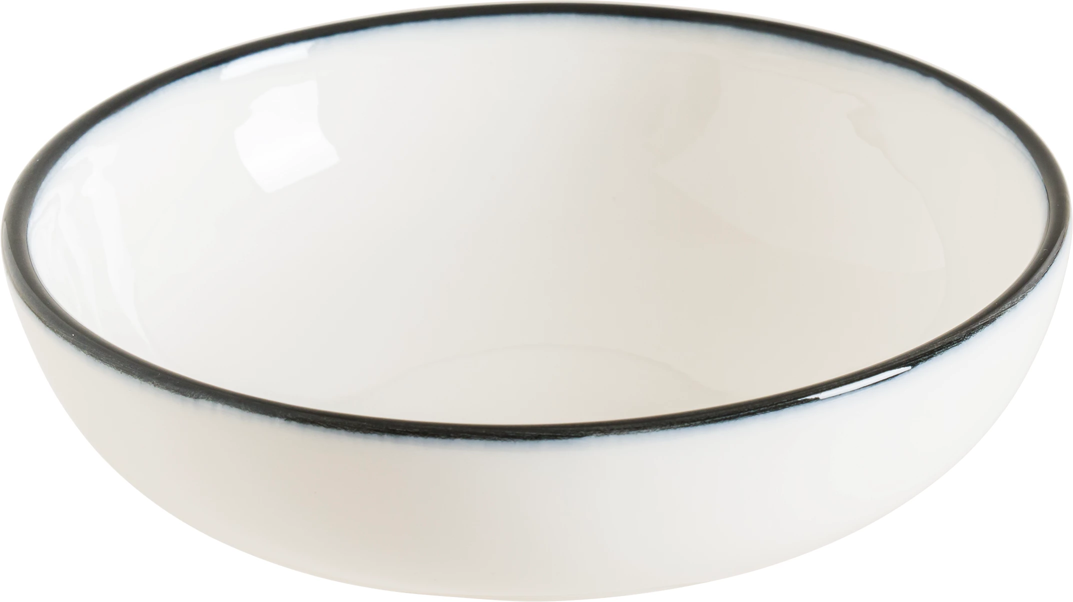 Bonna Linea skål, sort, 9 cl, ø10 cm
