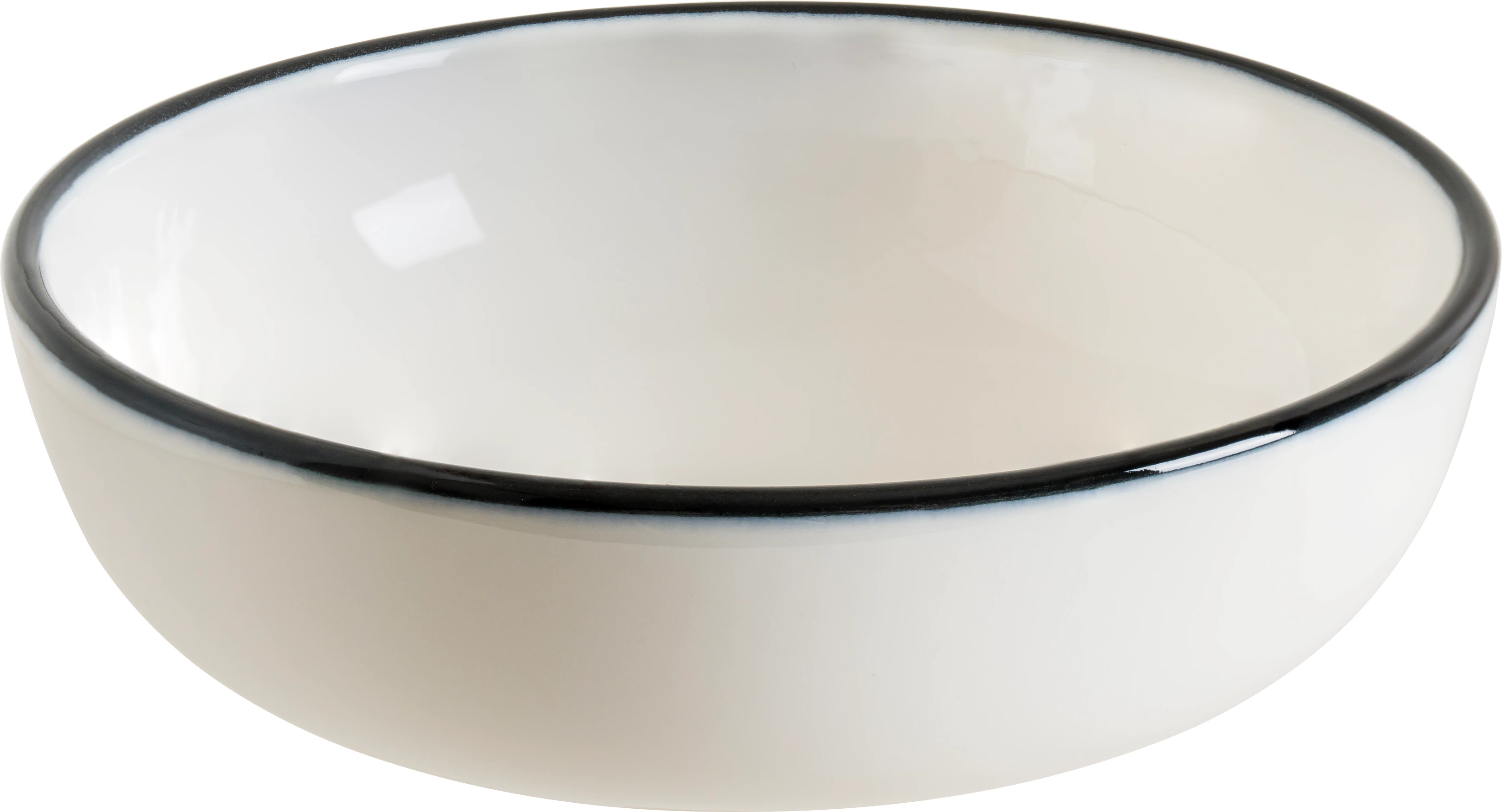 Bonna Linea skål, sort, 18 cl, ø14 cm