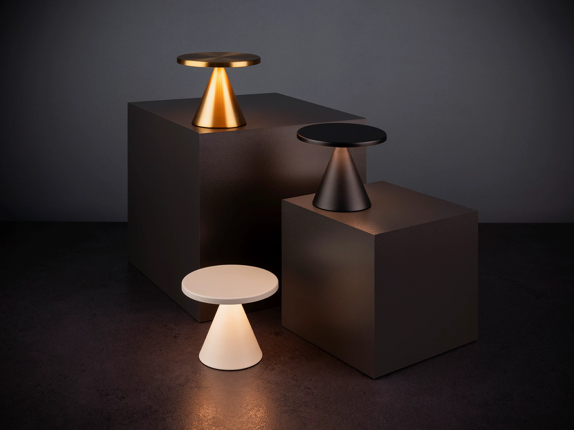 APS Cone lampe, hvid, H11,5 cm