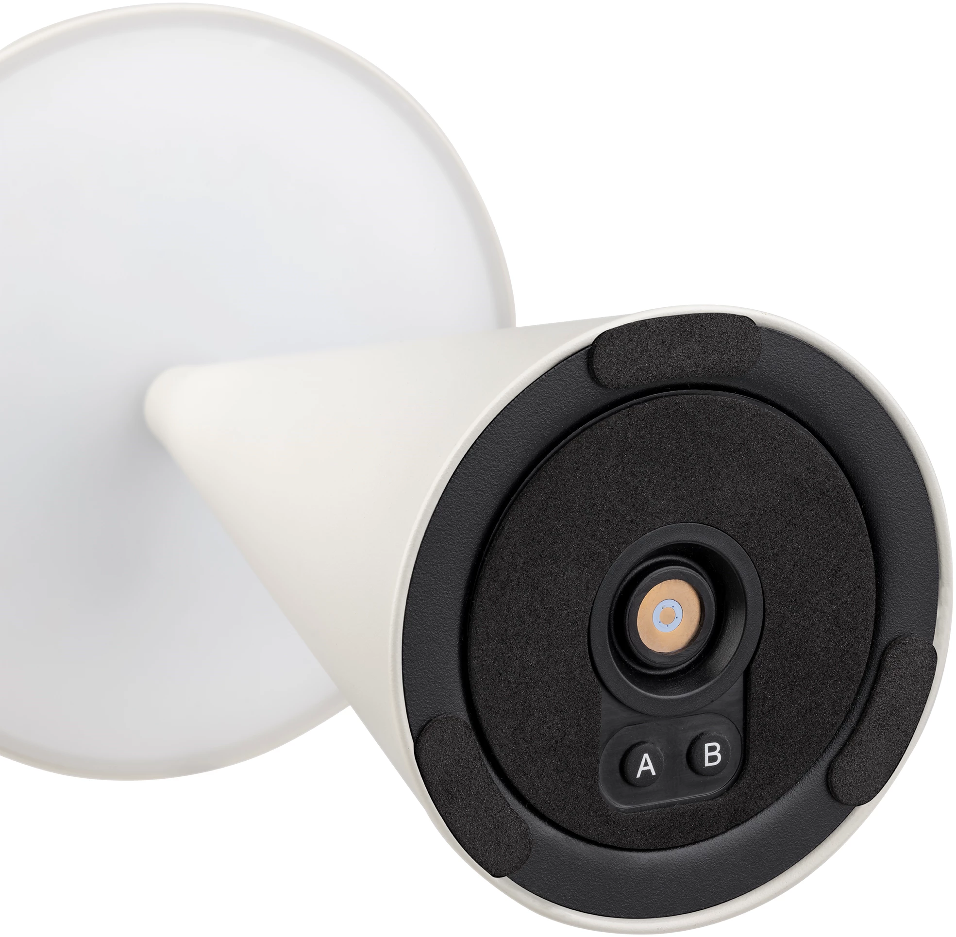 APS Cone lampe, hvid, H18 cm