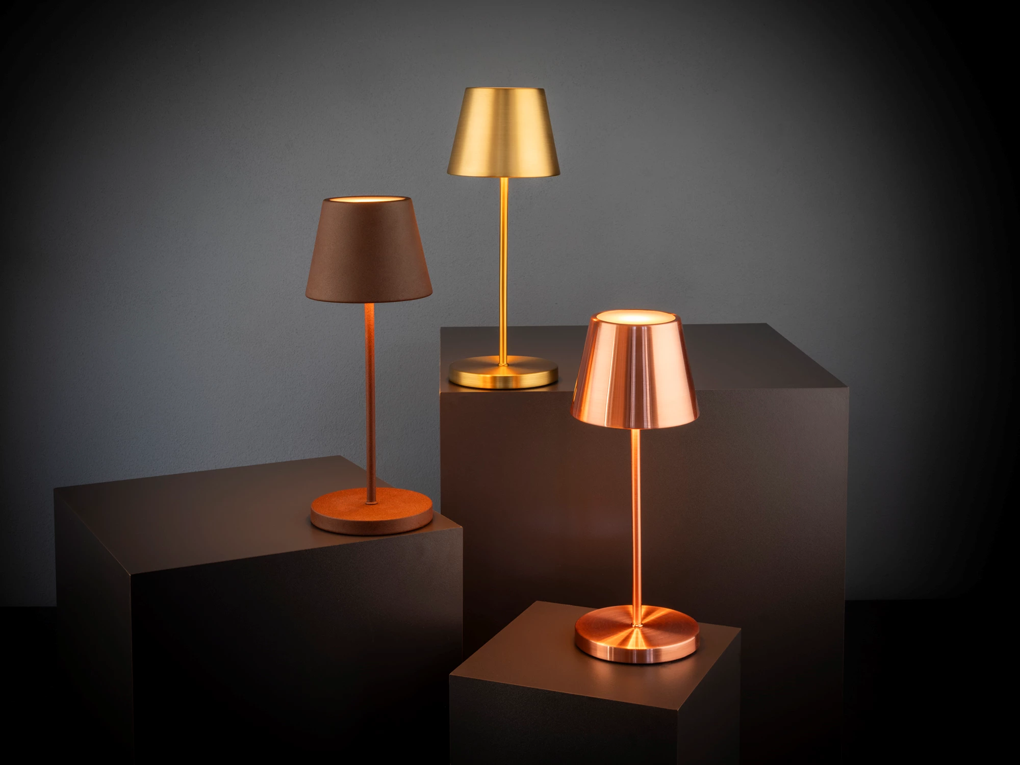 APS MERLE lampe, messing, H30,5 cm