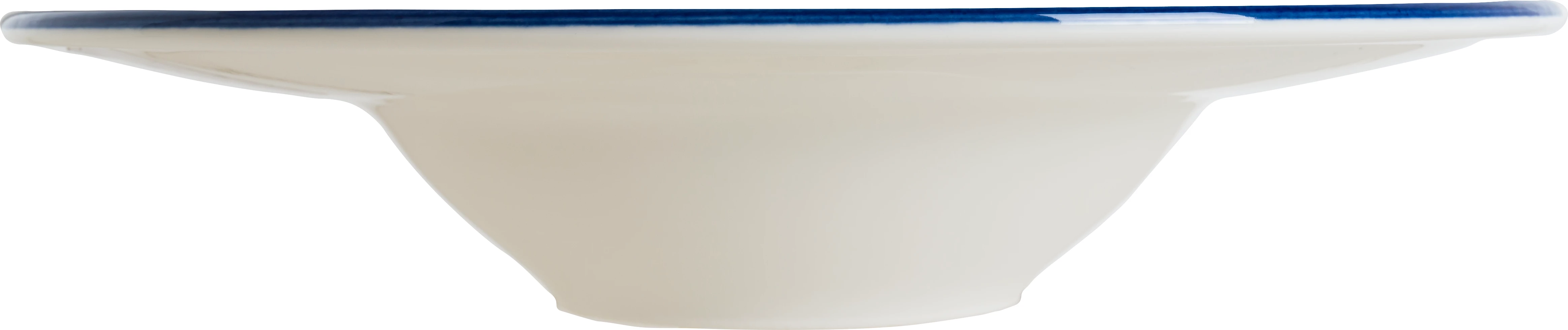 Bonna Albufera dyb tallerken, blomstret kant, 40 cl, ø28 cm