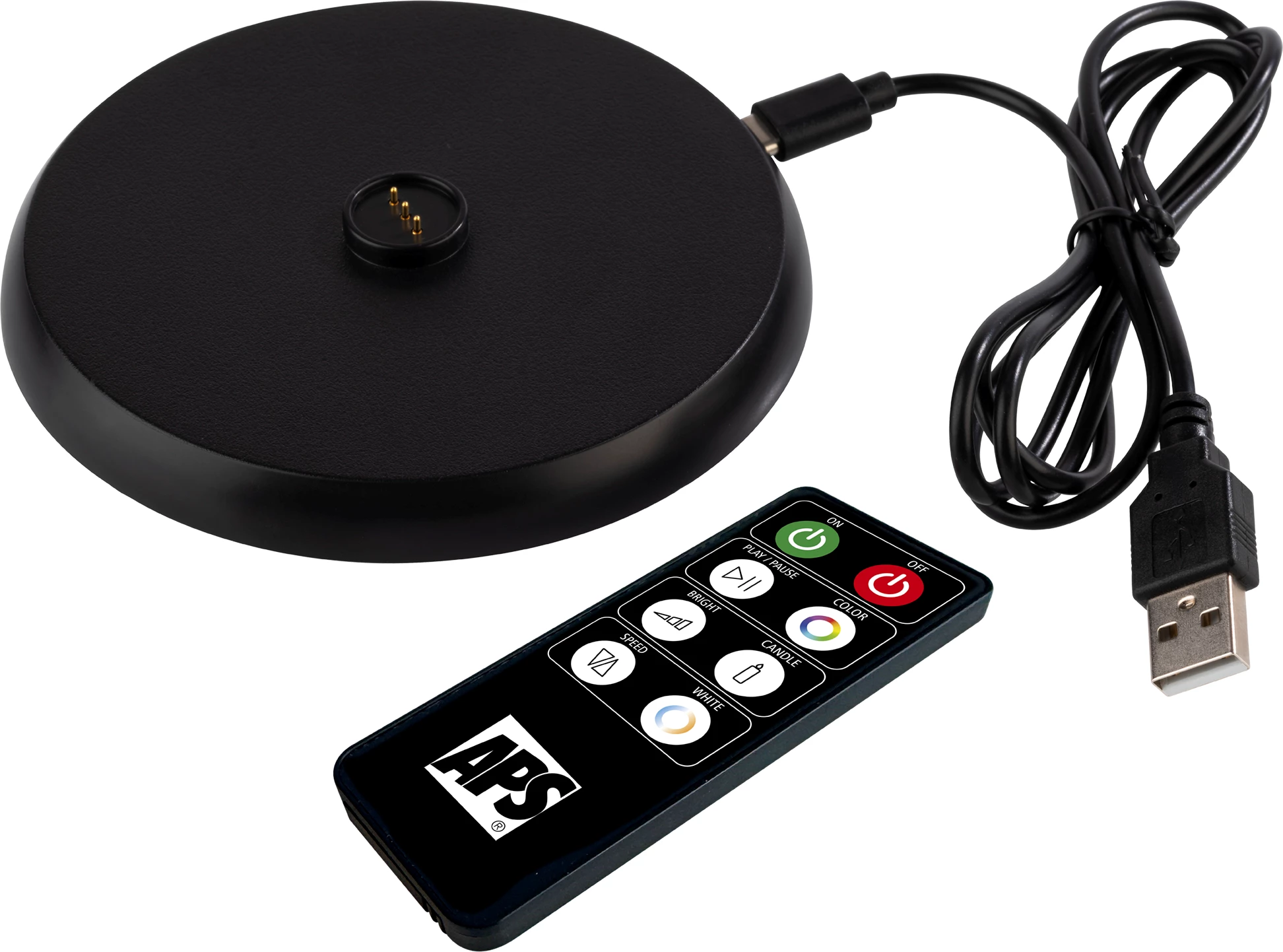 APS Merle lampe, sort, H25 cm