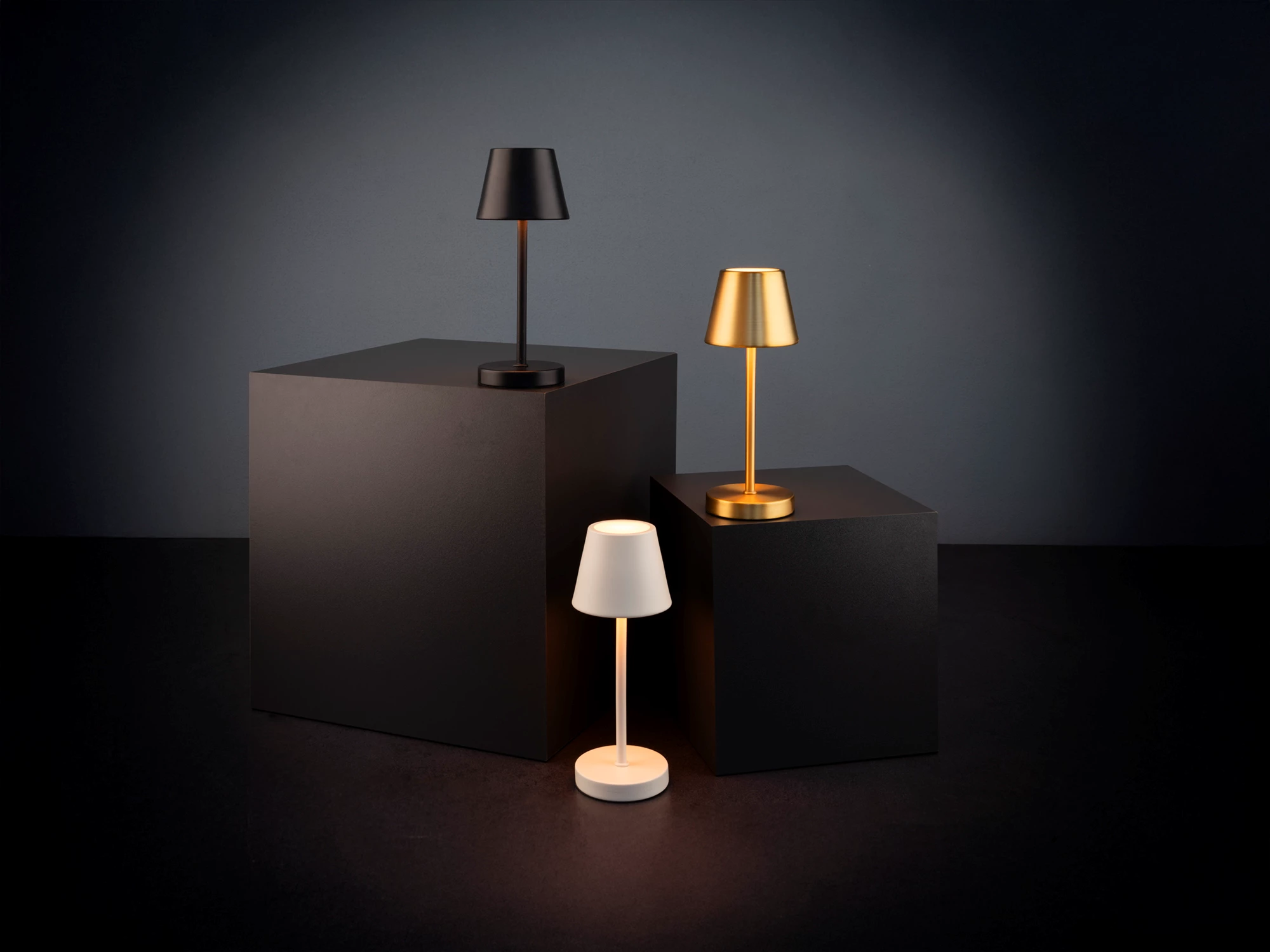 APS Merle lampe, sort, H20 cm