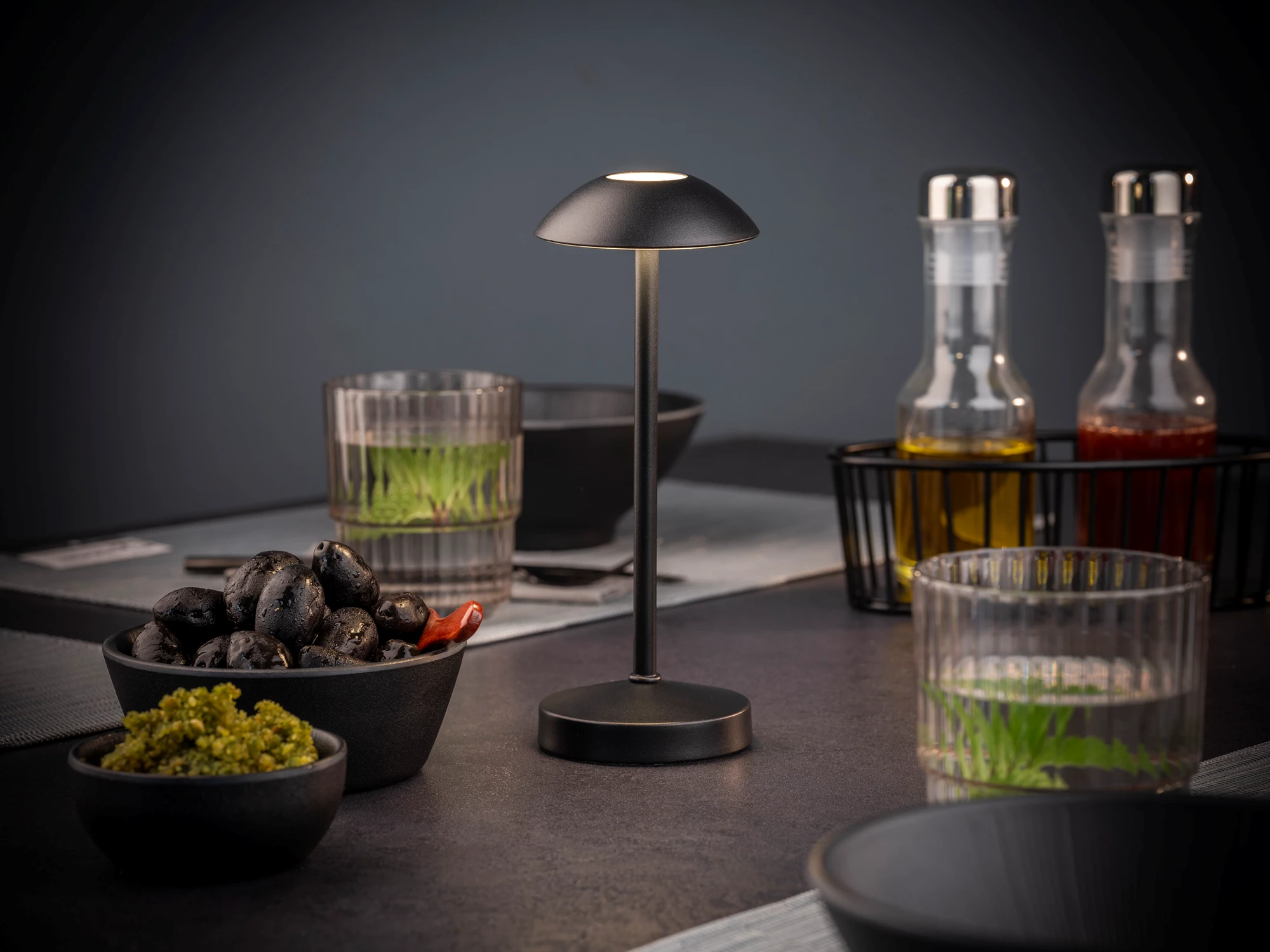 APS Alva lampe, sort, H20 cm