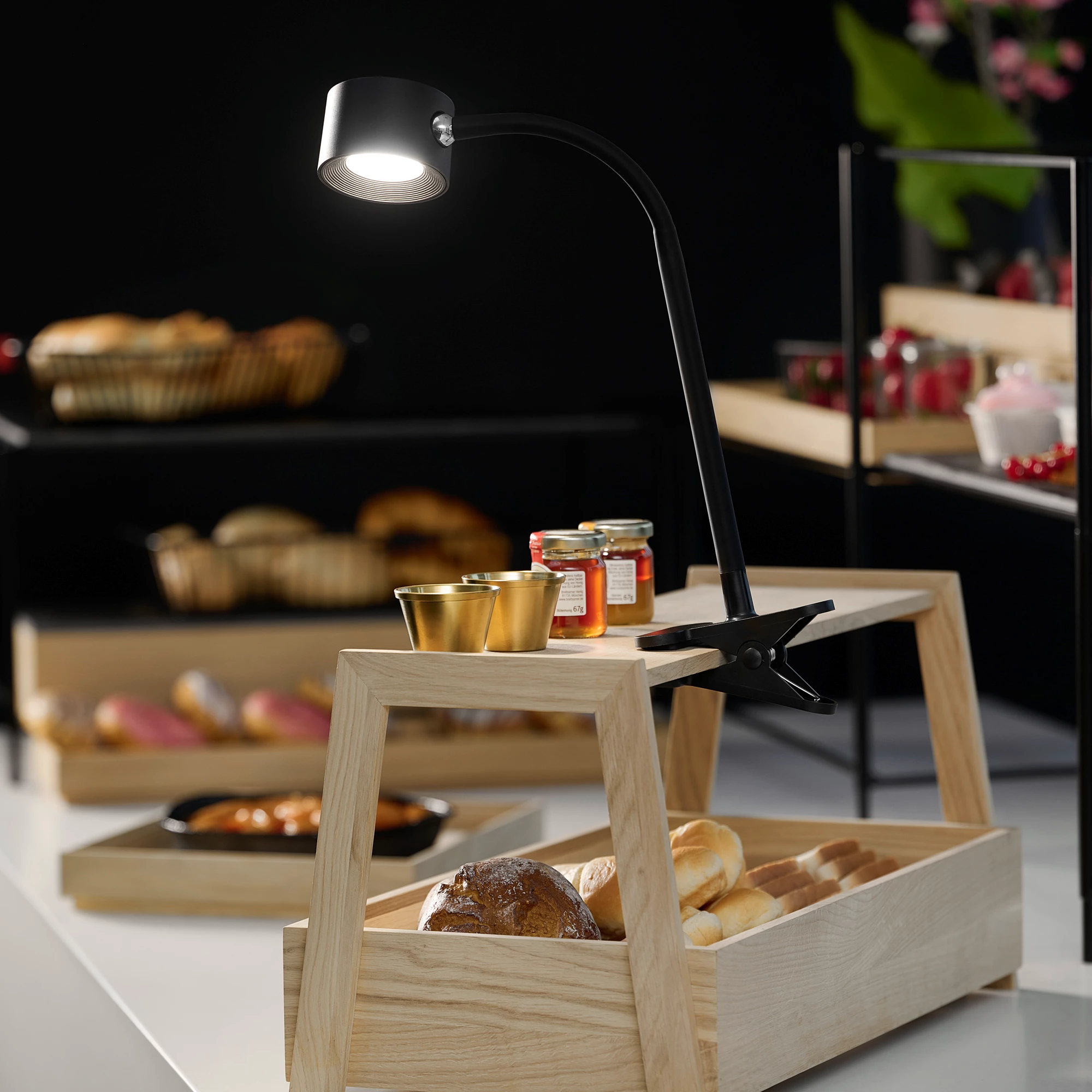APS VALUMO fleksibel stander med klemme, H40 cm