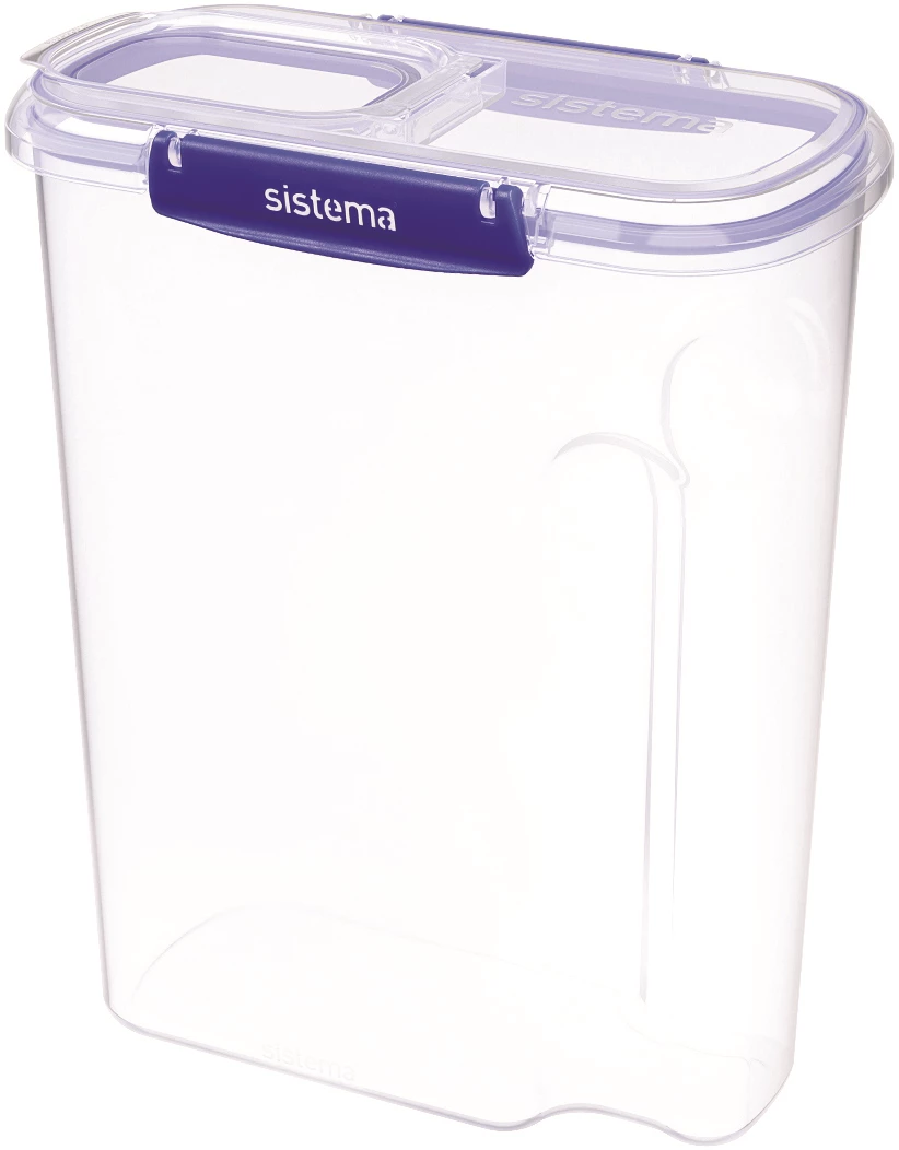 Sistema opbevaringsboks med todelt låg, 4,2 ltr.