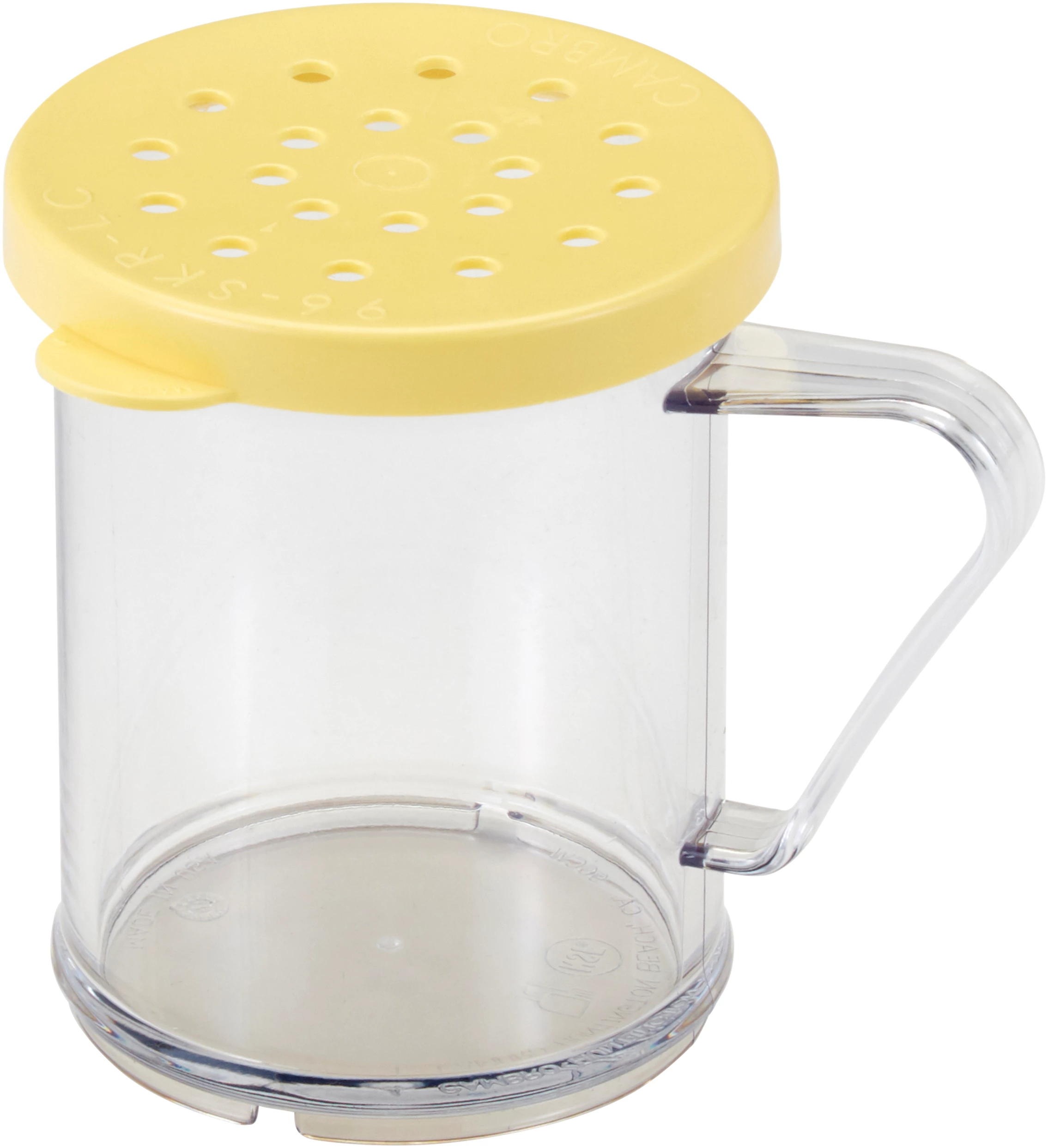 Cambro strødåse med gult låg, 30 cl