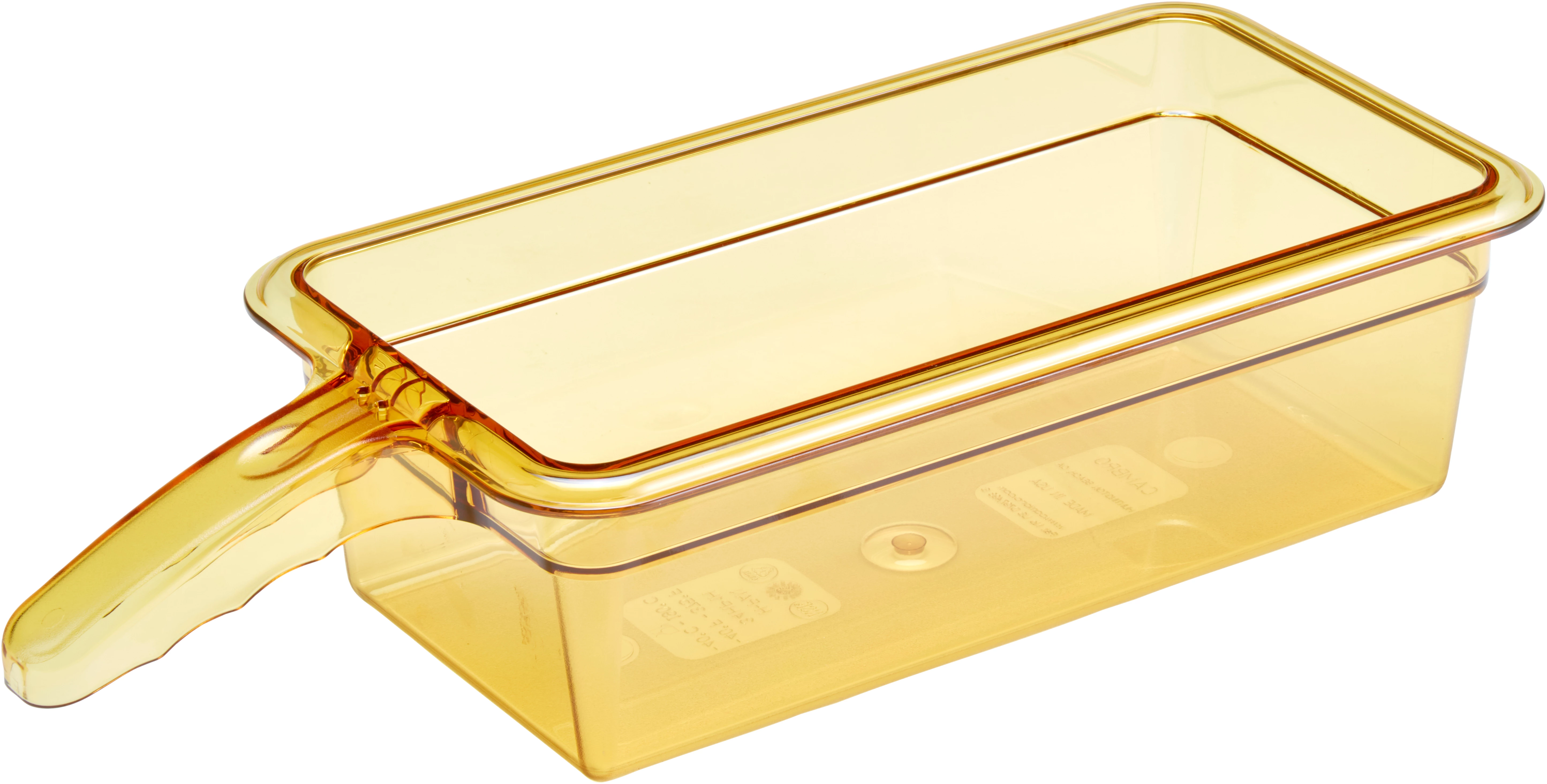 Cambro Hot Pans kantine med et håndtag, gul, 1/3 GN-H10 cm