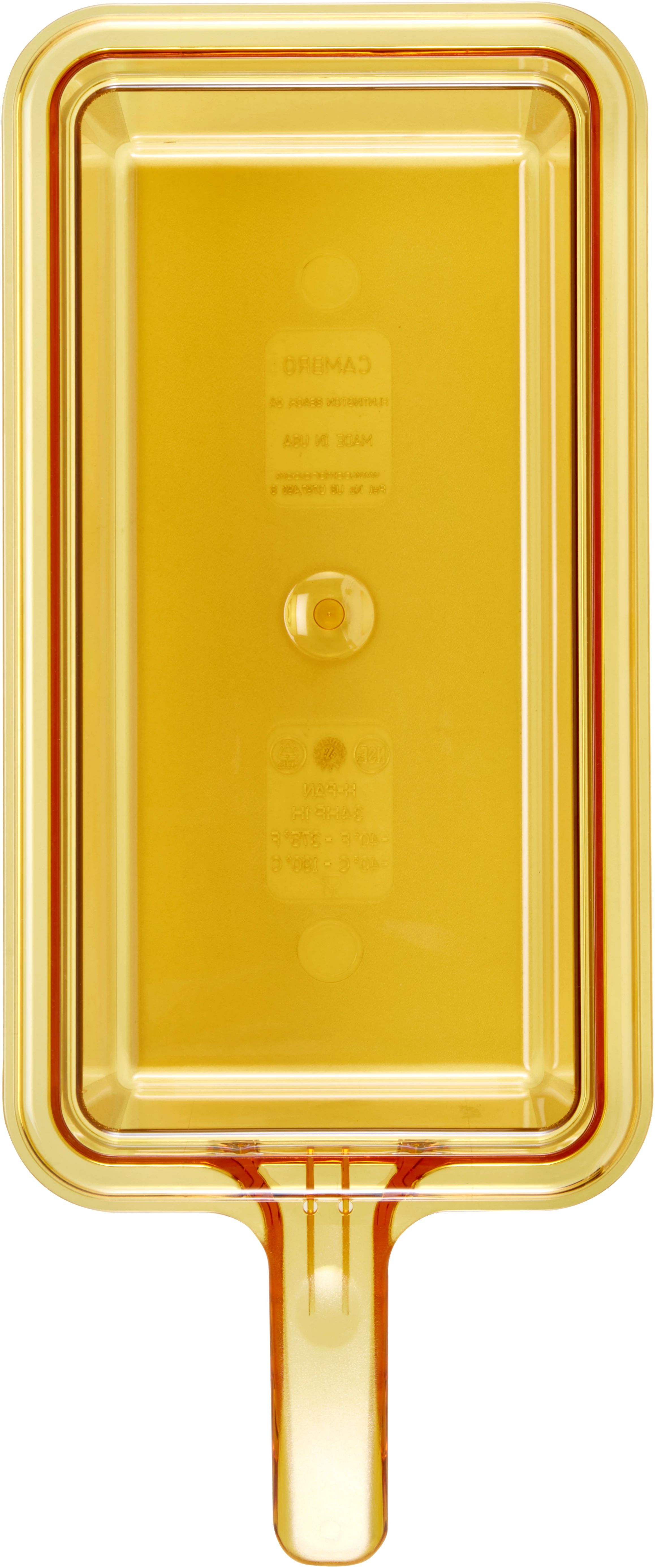Cambro kantine med et håndtag, gul, 1/3 GN-H10 cm