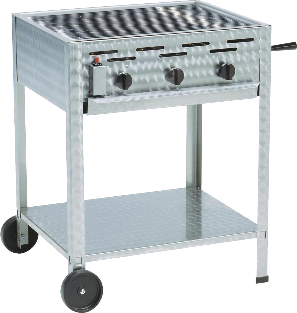 Gasgrill med 3 blus og rist