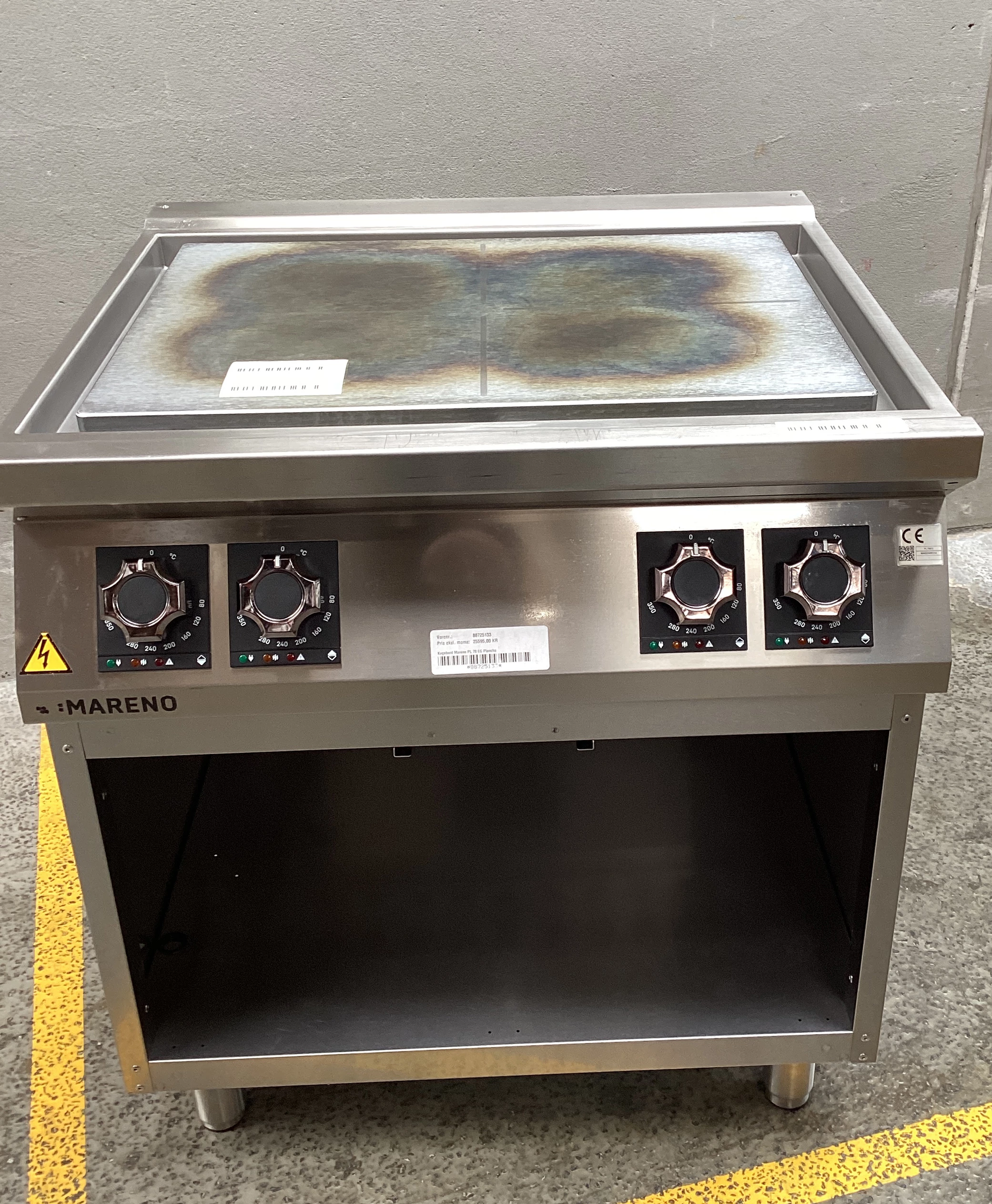 Mareno Kogebord Mareno PL 78 EG Plancha